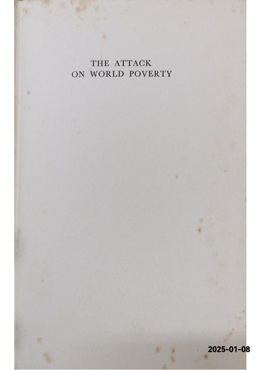 The attack on world poverty Hardcover – January 1, 1961 by Andrew Shonfield (Author)