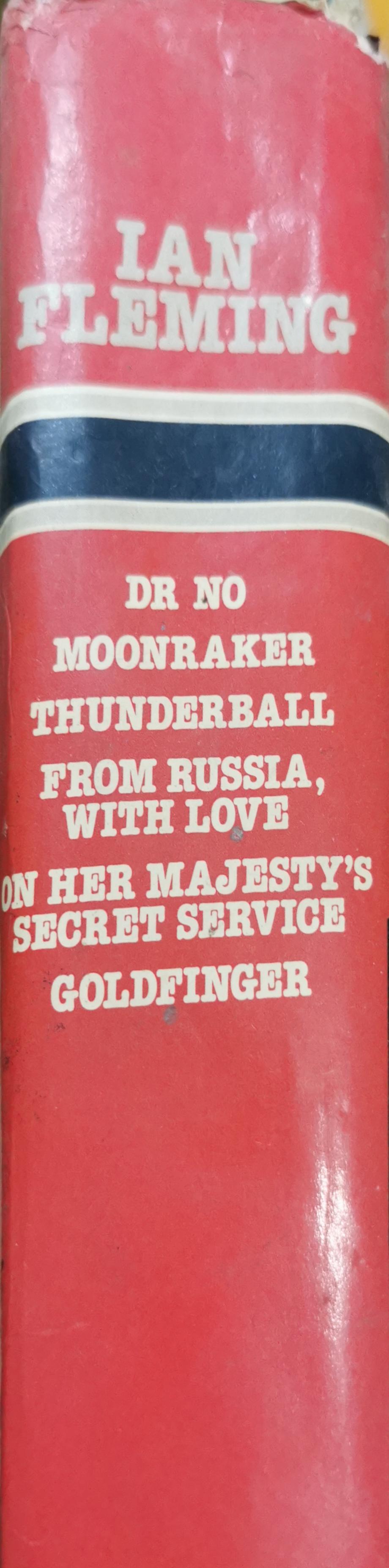 Dr No Moonraker Thunderball Russia Majesty Goldfinger - Ian Fleming 007 6 Novel HC