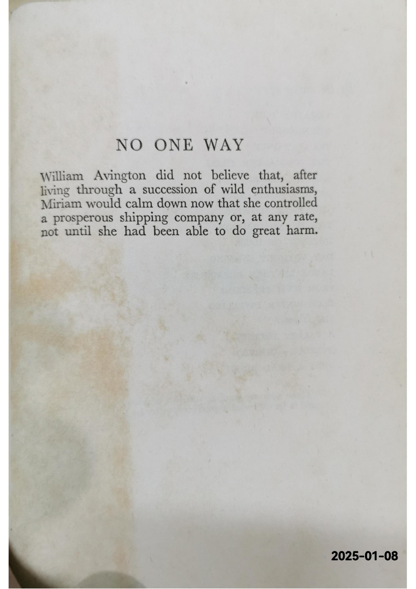 NO ONE WAY Hardcover – Import, January 1, 1955 by Humfrey JORDAN (Author)