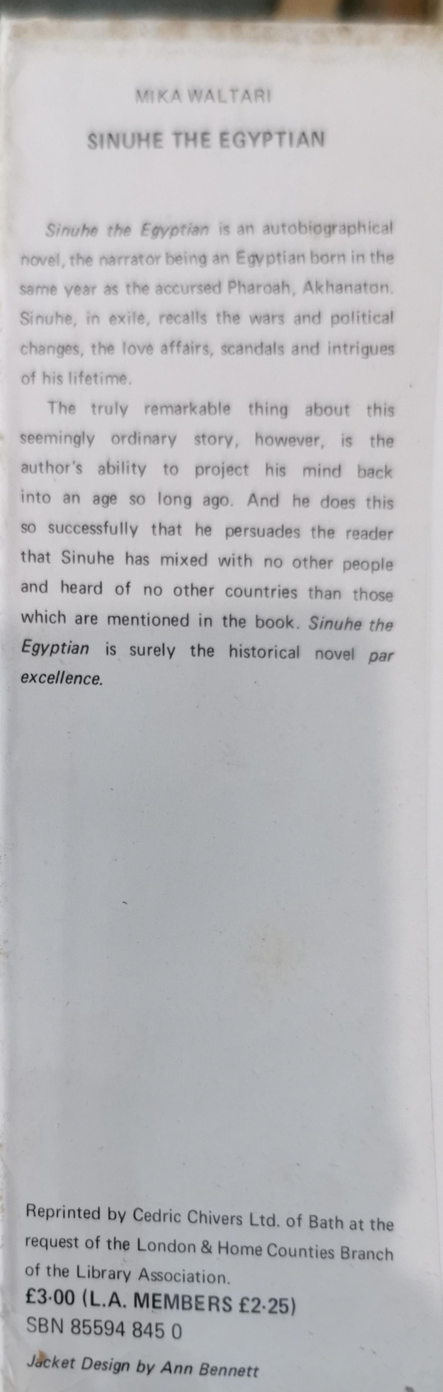 Sinuhe the Egyptian: A novel Hardcover – June 28, 1973 by Mika Waltari (Author)