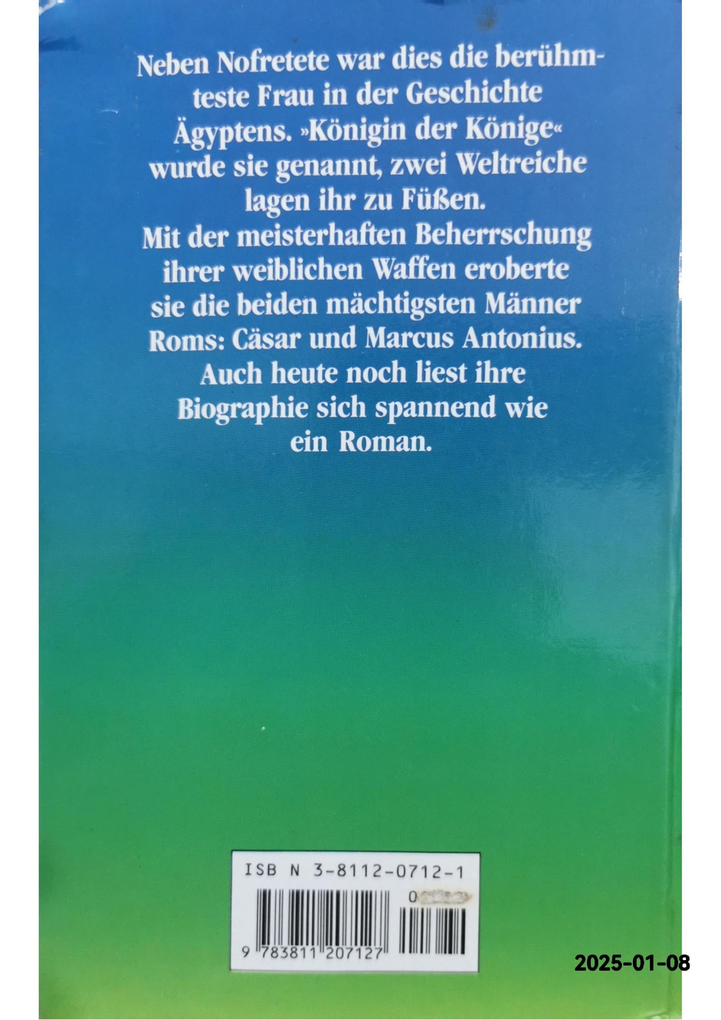 Kleopatra. Die Königin vom Nil. Perfect German Edition  by Oskar von Wertheimer (Author)