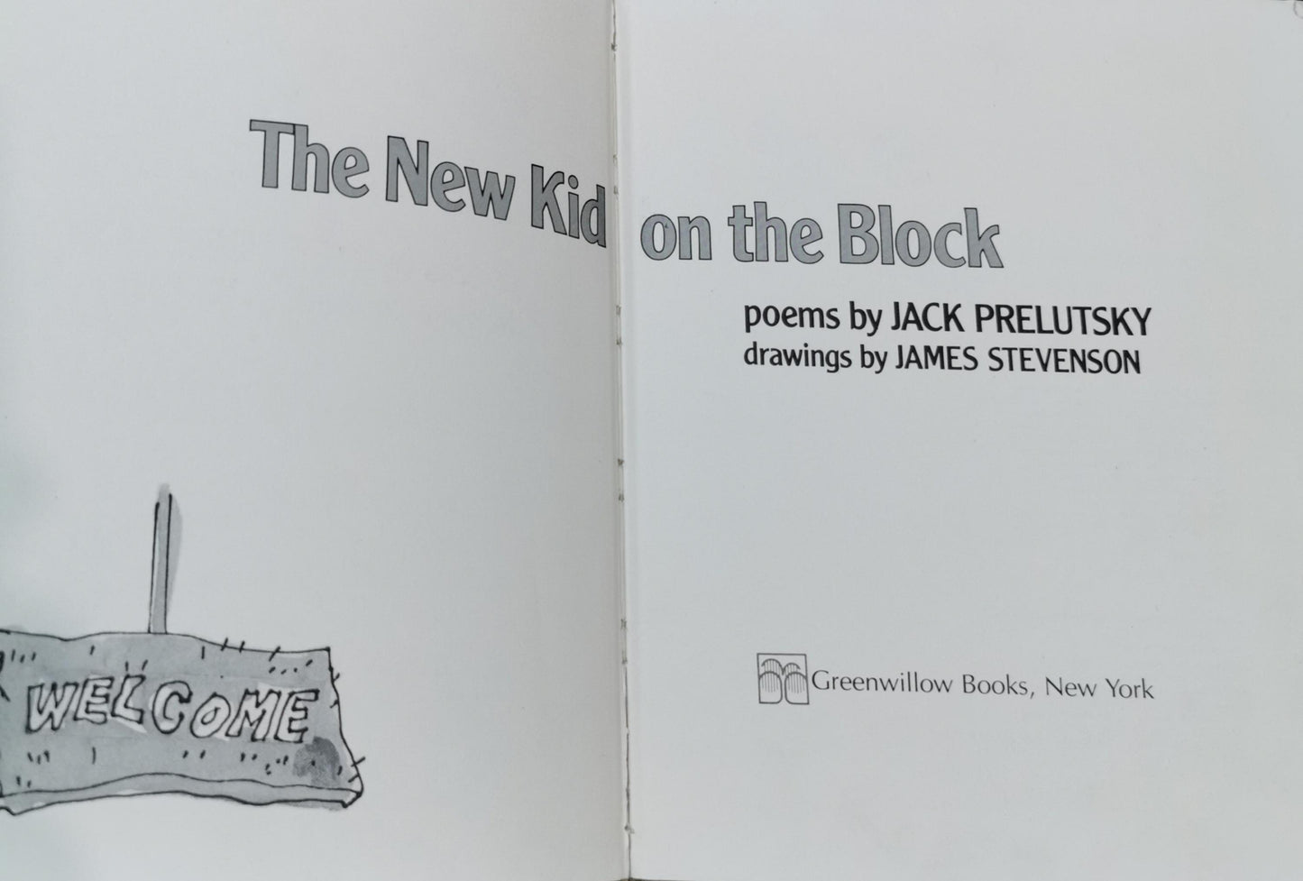 The New Kid on the Block Hardcover –  by Jack Prelutsky (Author), James Stevenson (Illustrator)