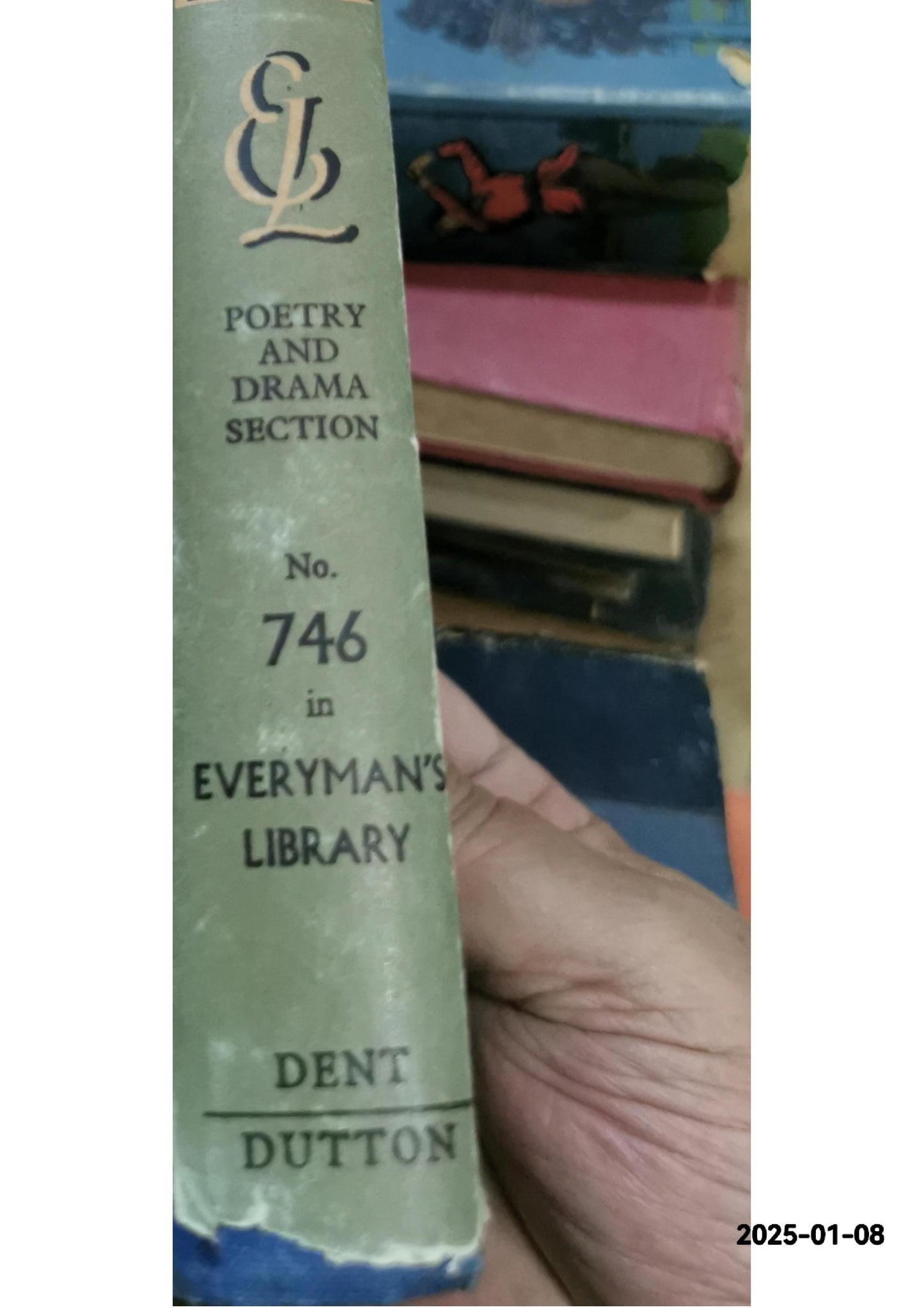 The Golden Treasury of Longer Poems (Everyman's library-no.746) Hardcover – 1 Jan. 1954 by Ernest Rhys (Author)