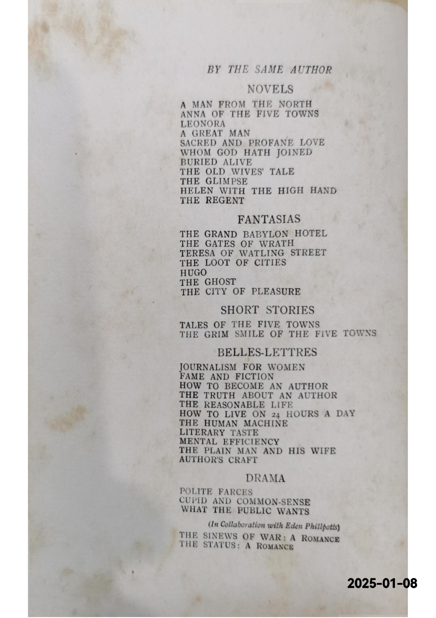 How to live on 24 hours a day Hardcover – January 1, 1914 by Arnold. Bennett (Author)