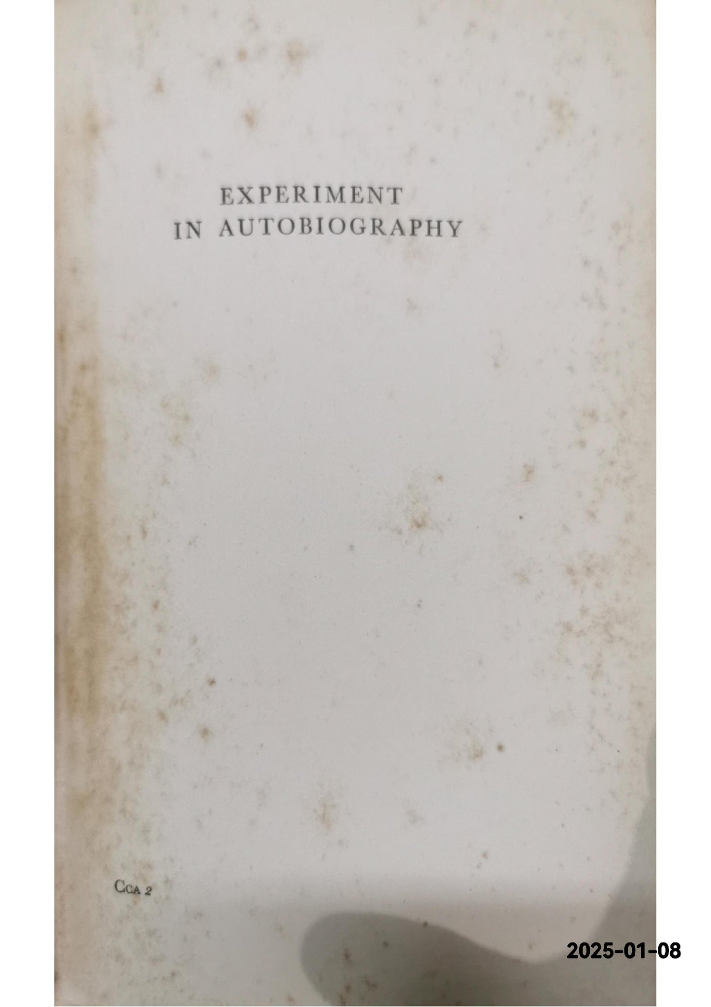 Experiment in Autobiography by H.G. Wells, 1934 Hardcover