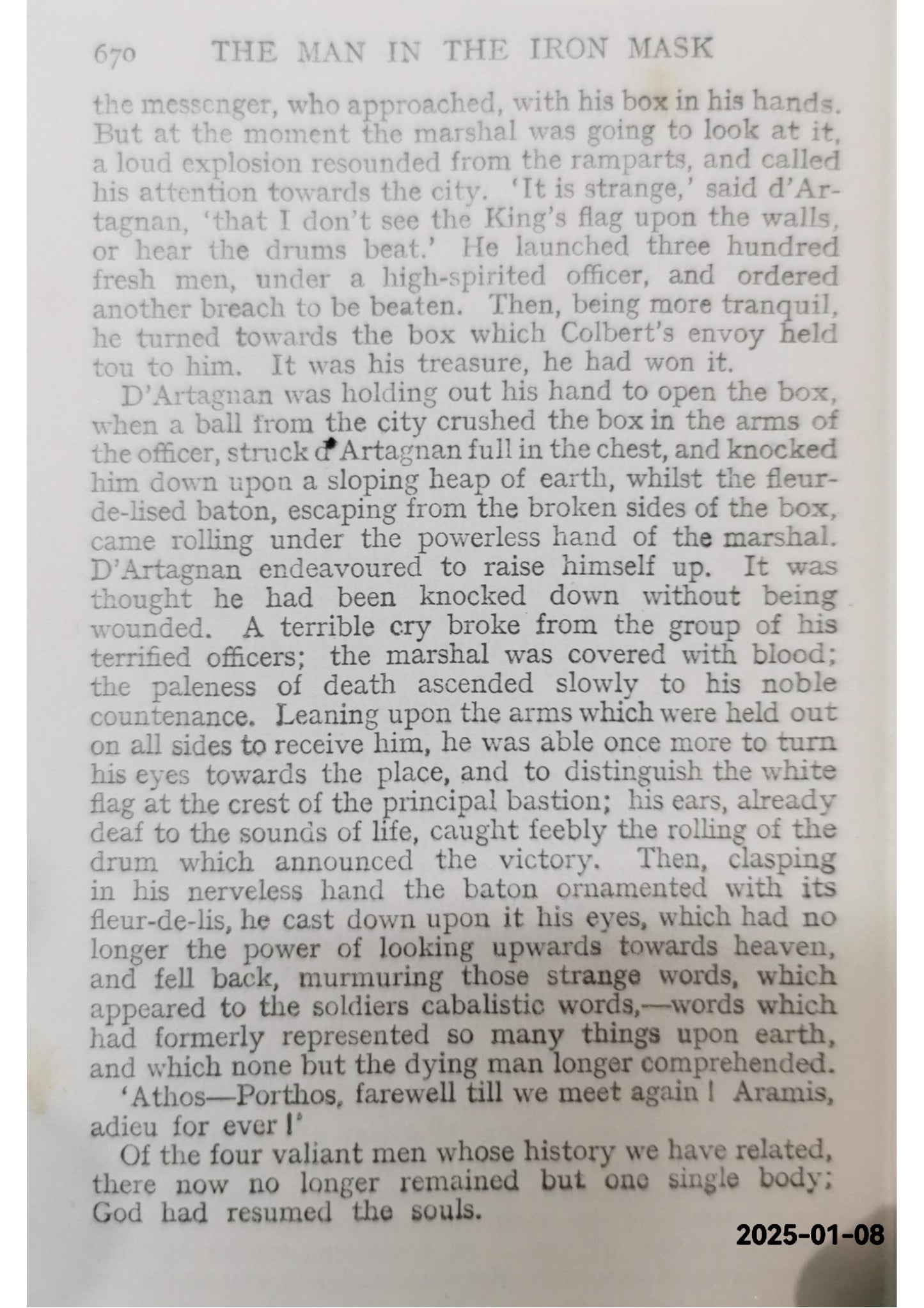 Man in the Iron Mask - Undated Alexandre Dumas London/Glasgow Collins Clear Type