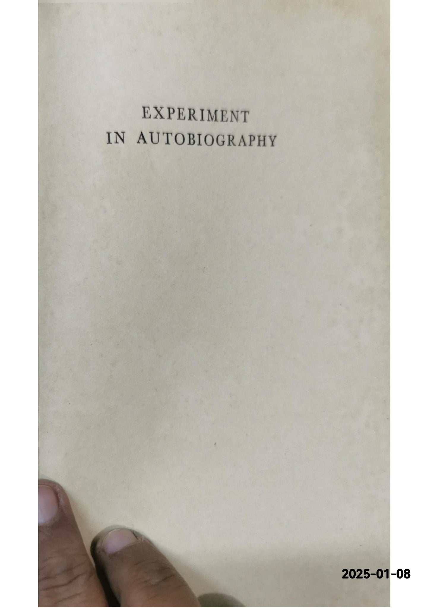 Experiment in Autobiography: Discoveries and Conclusions of a Very Ordinary Brain (Since 1866) Hardcover – October 1, 1934 by H. G. Wells (Author)