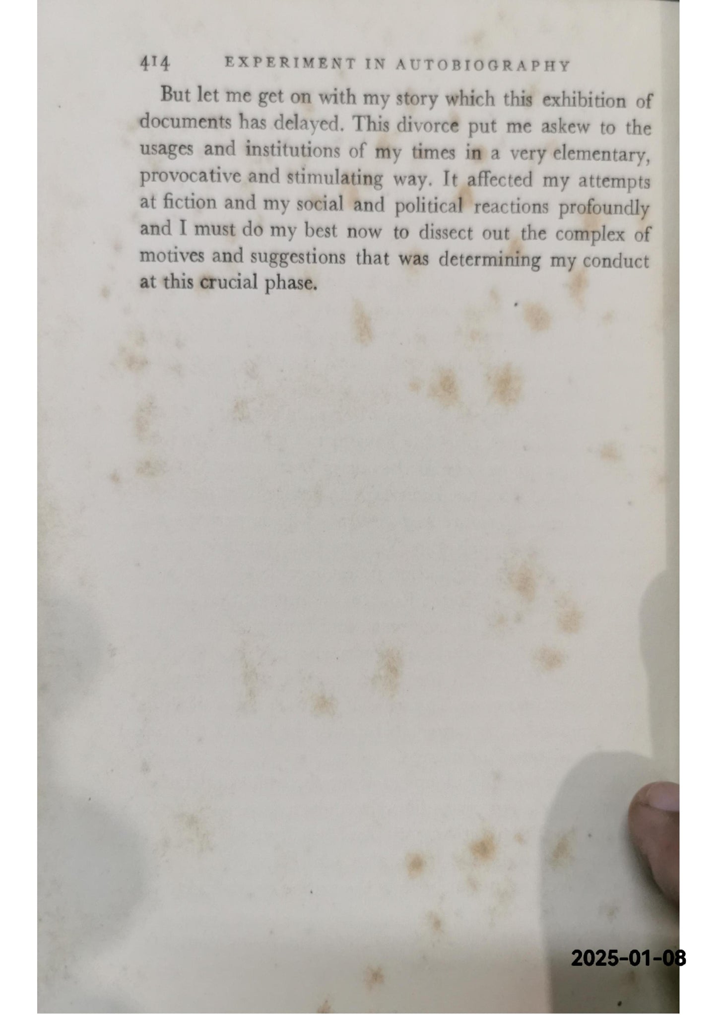 Experiment in Autobiography: Discoveries and Conclusions of a Very Ordinary Brain (Since 1866) Hardcover – October 1, 1934 by H. G. Wells (Author)