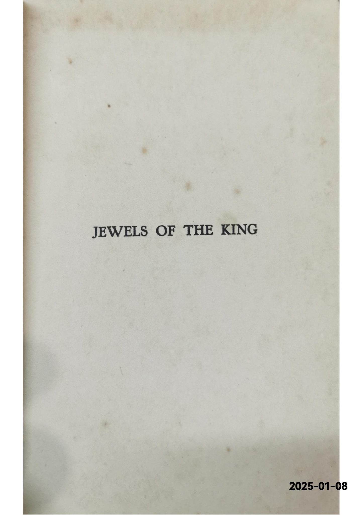 Jewels of the King Author: Boulton Publisher: Victory Press Format: Hardcover