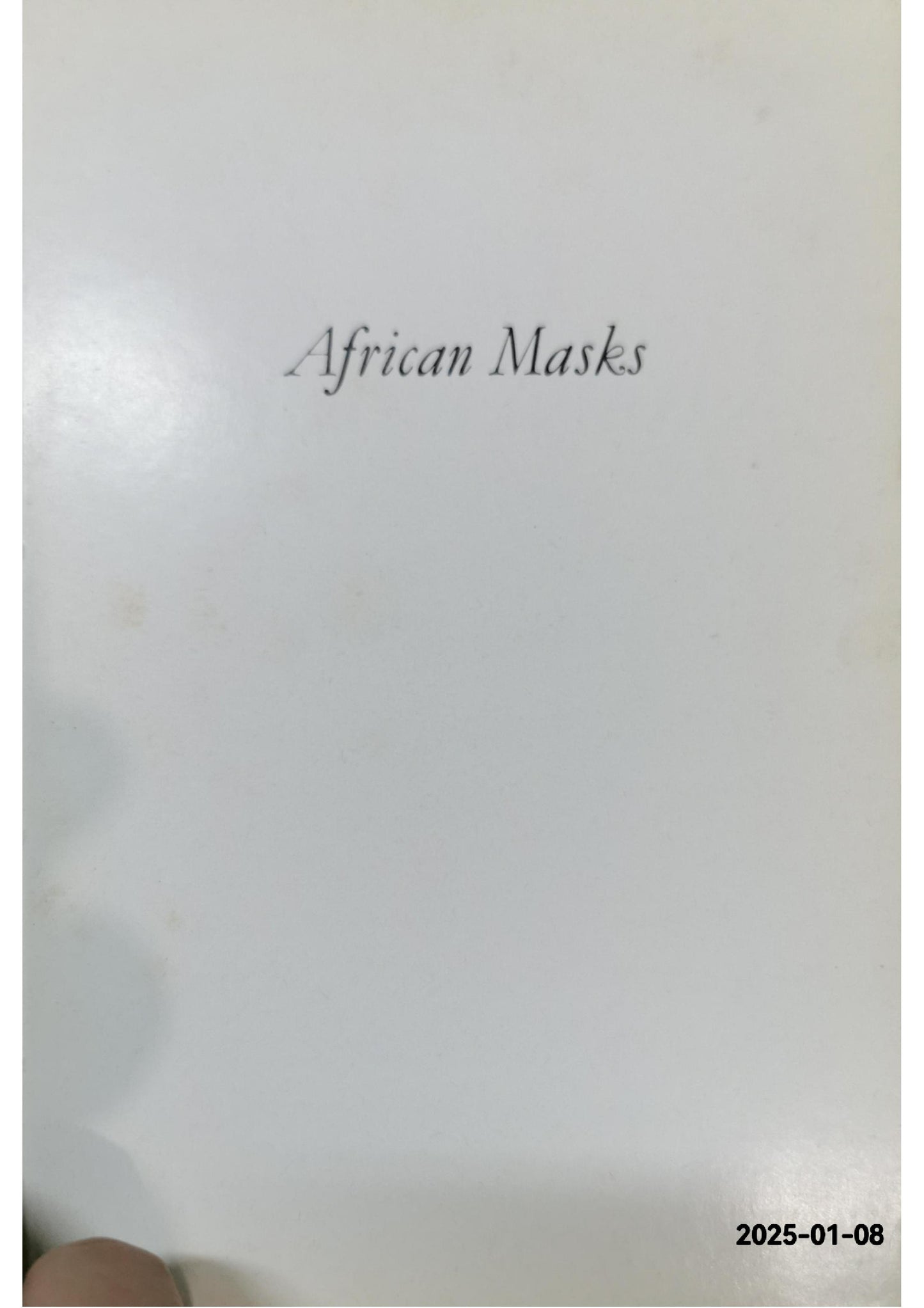 African Masks. [Hardcover] Hardcover – January 1, 1969 Serbian Edition  by Franco Monti (Author)