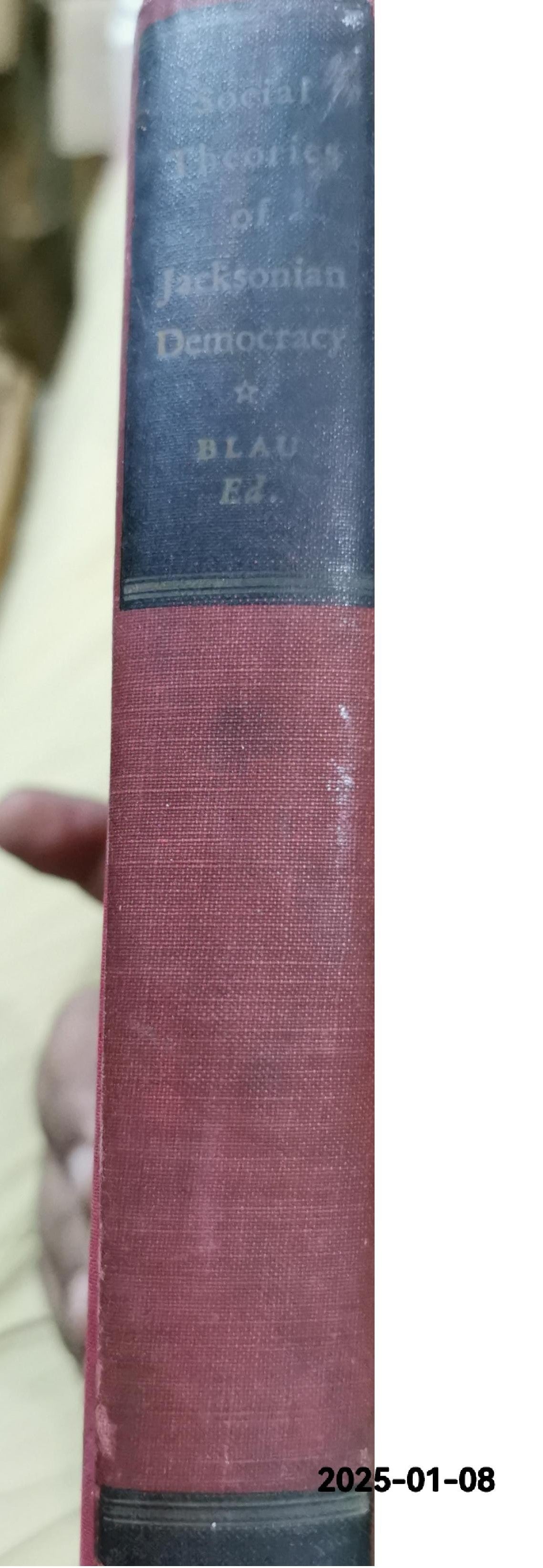 Social Theories of Jacksonian Democracy: Representative Writings of the Period 1825-1850 Paperback – January 1, 1954 by joseph blau (Author)