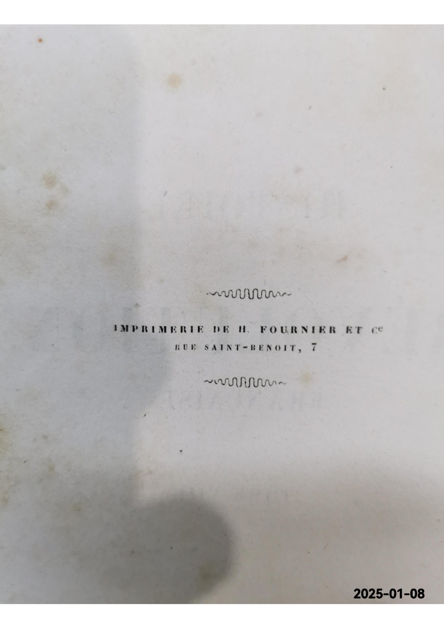 HISTOIRE DE LA REVOLUTION FRANCAISE THIERS M.A. Published by Paris: Furne et Cie, 1845 Hardcover