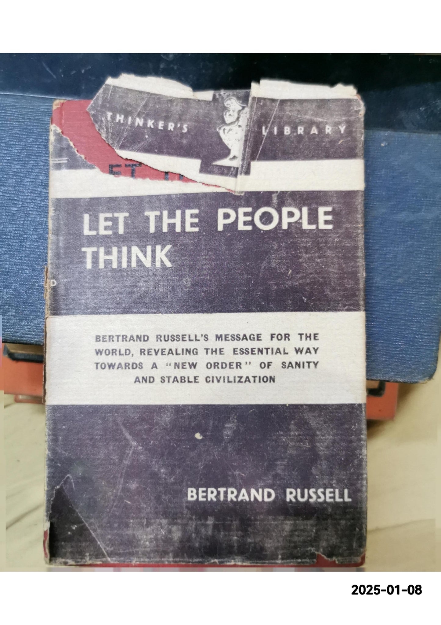 Let the People Think Hardcover – January 1, 1943 by Bertrand Russell (Author)