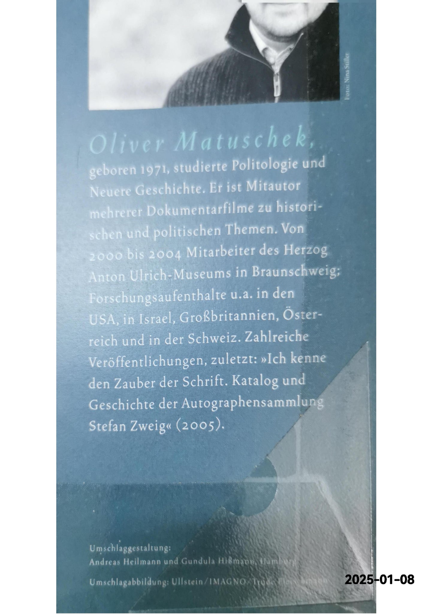 Stefan Zweig - Hardcover Oliver Matuschek