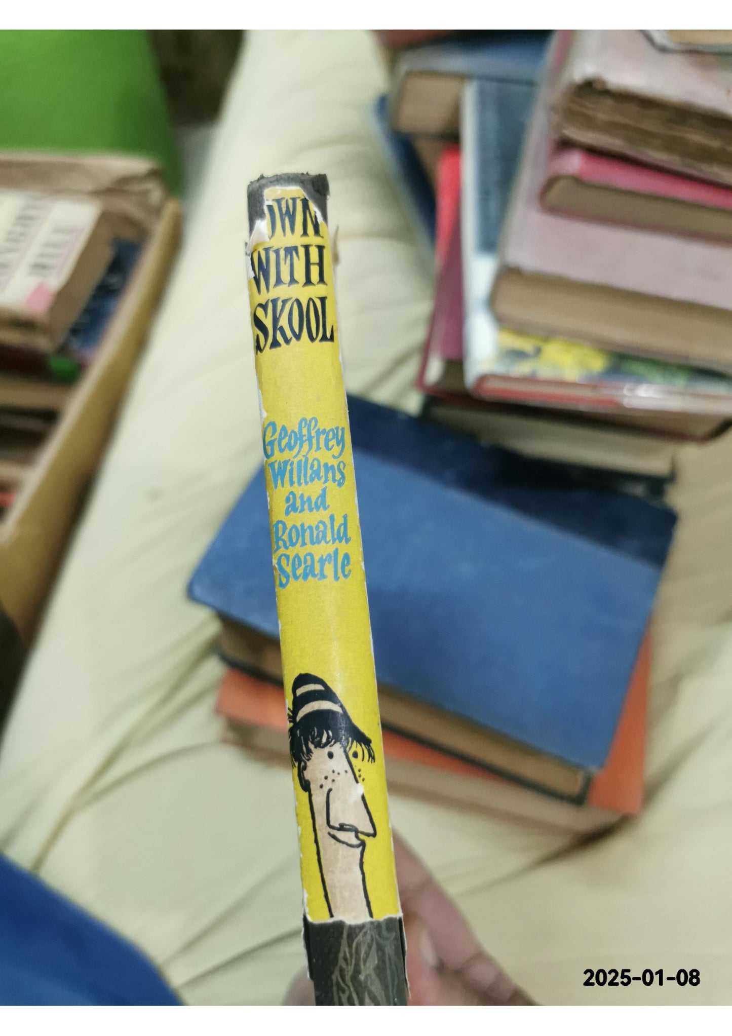 Down with Skool Hardcover – January 1, 1954 by Ronald Williams, Geoffrey & Seare (Author), Ronald Searle (Illustrator)