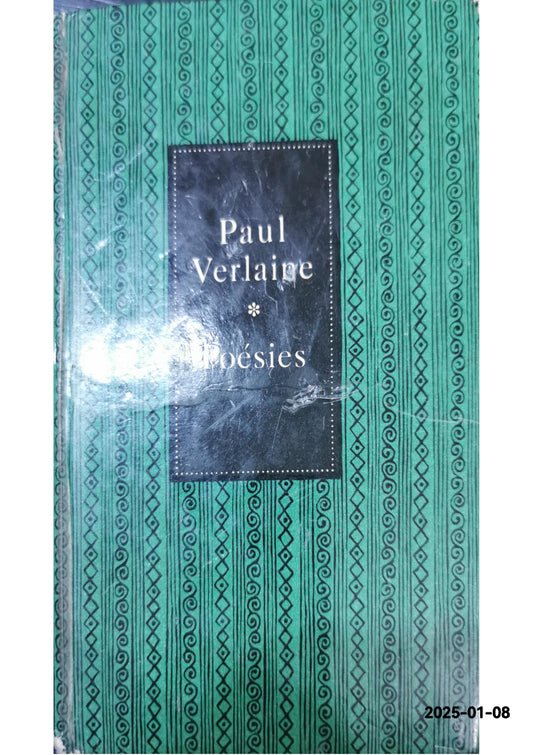 Poésies choisies Hardcover – January 1, 1977 French Edition  by Paul Verlaine (Author)