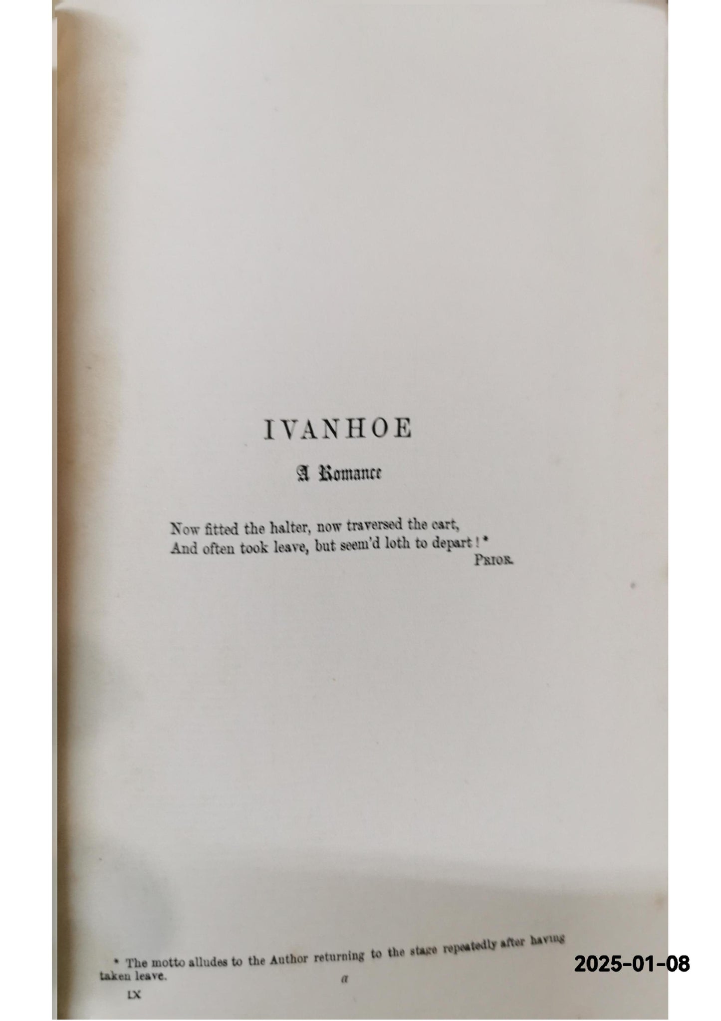 Ivanhoe (The Waverly Novels) Hardcover –  by Sir Scott, Walter (Author)