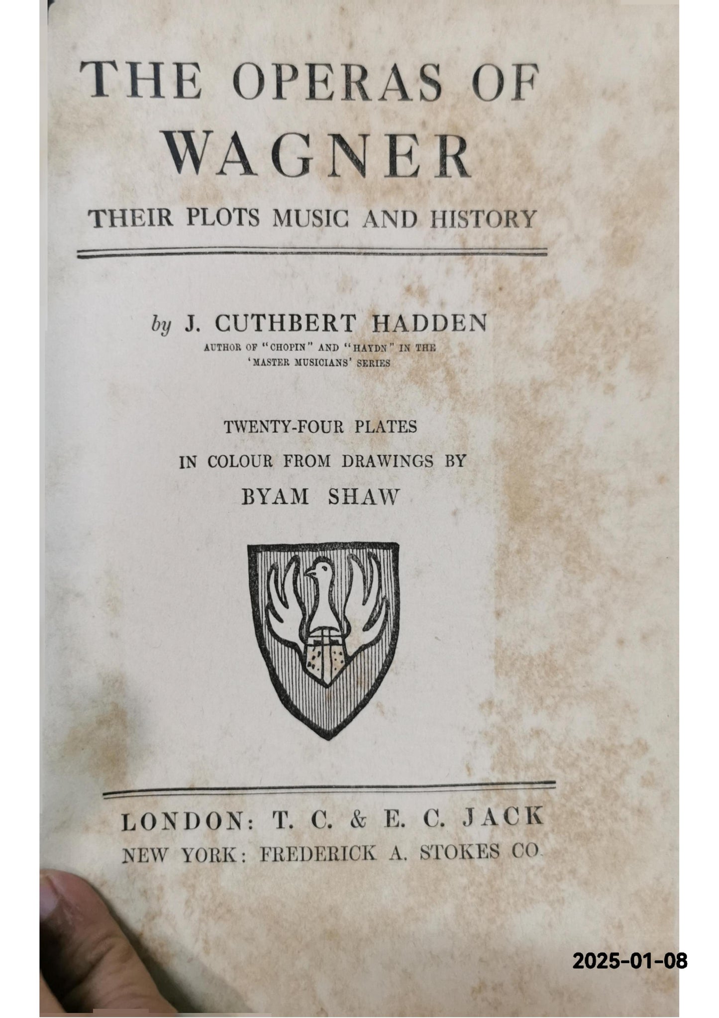 The Operas of Wagner Hardcover – January 1, 1910 by illustrated by Byam Shaw: J Cuthbert Hadden (Author)