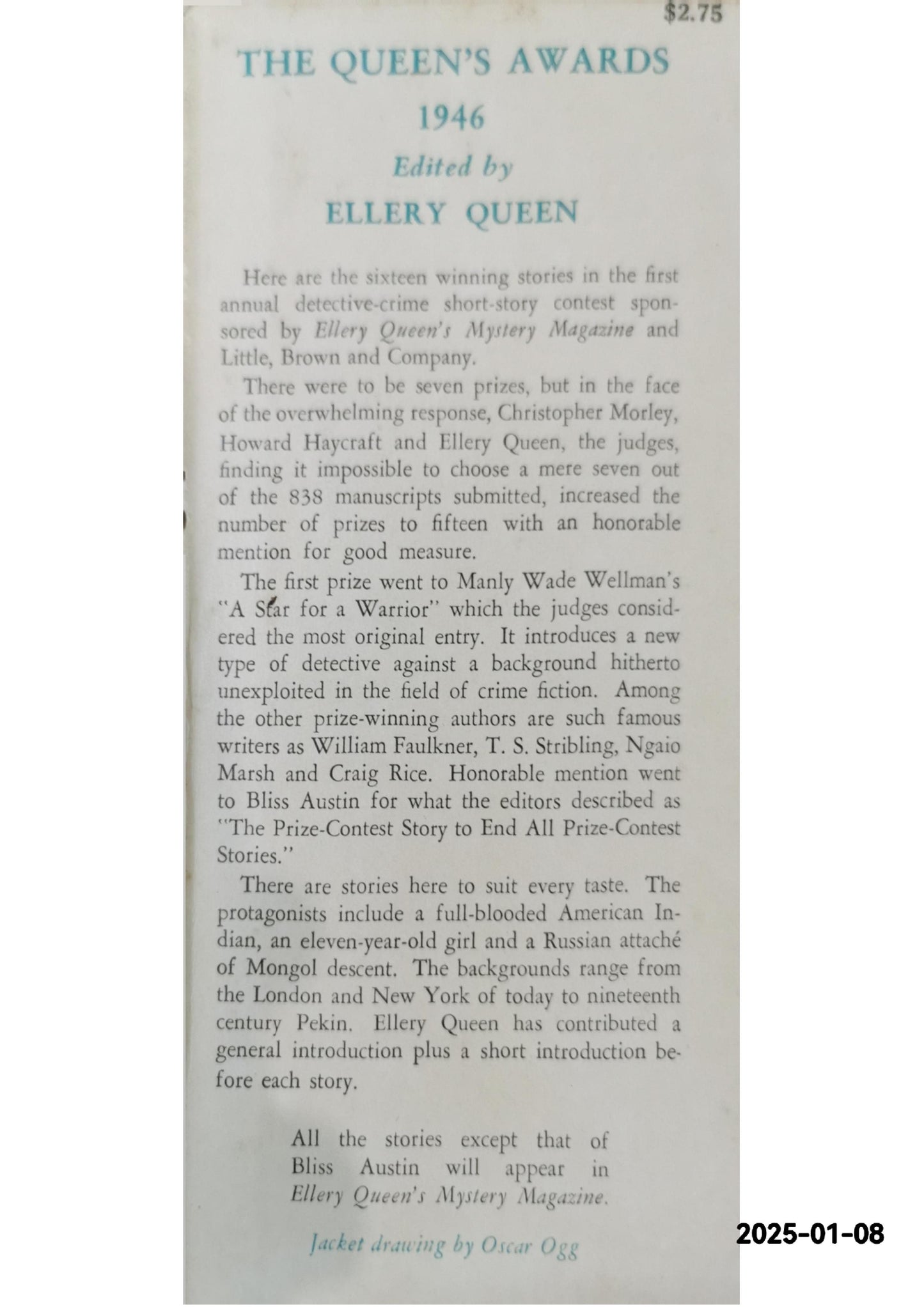 The Queen's Awards 1946 Hardcover – January 1, 1946 by Ellery (Editor) Queen (Author)