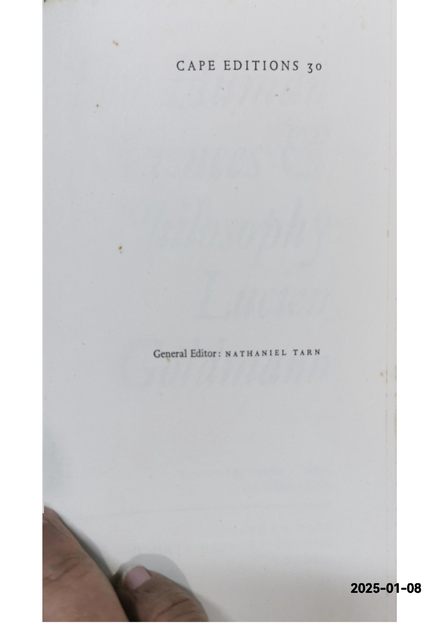 Human Sciences and Philosophy (Cape Editions) Hardcover– January 1, 1969 by LUCIEN GOLDMANN (Author)