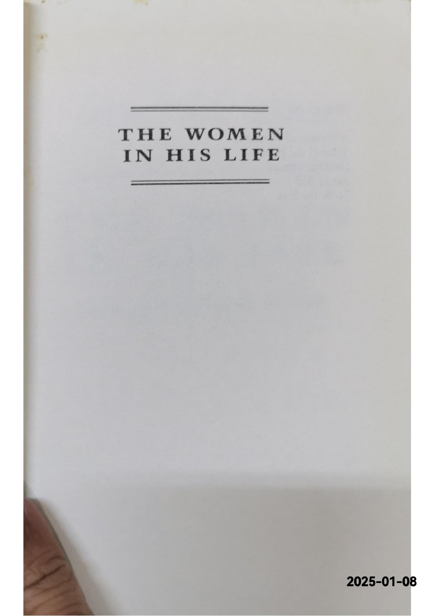 The Women in His Life Hardcover – July 23, 1990 by Barbara Taylor Bradford (Author)