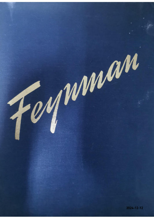 The Feynman Lectures on Physics: Commemorative Issue, Three Volume Set by Richard P. Feynman (Author), Robert B. Leighton (Author), Matthew Sands (Author)