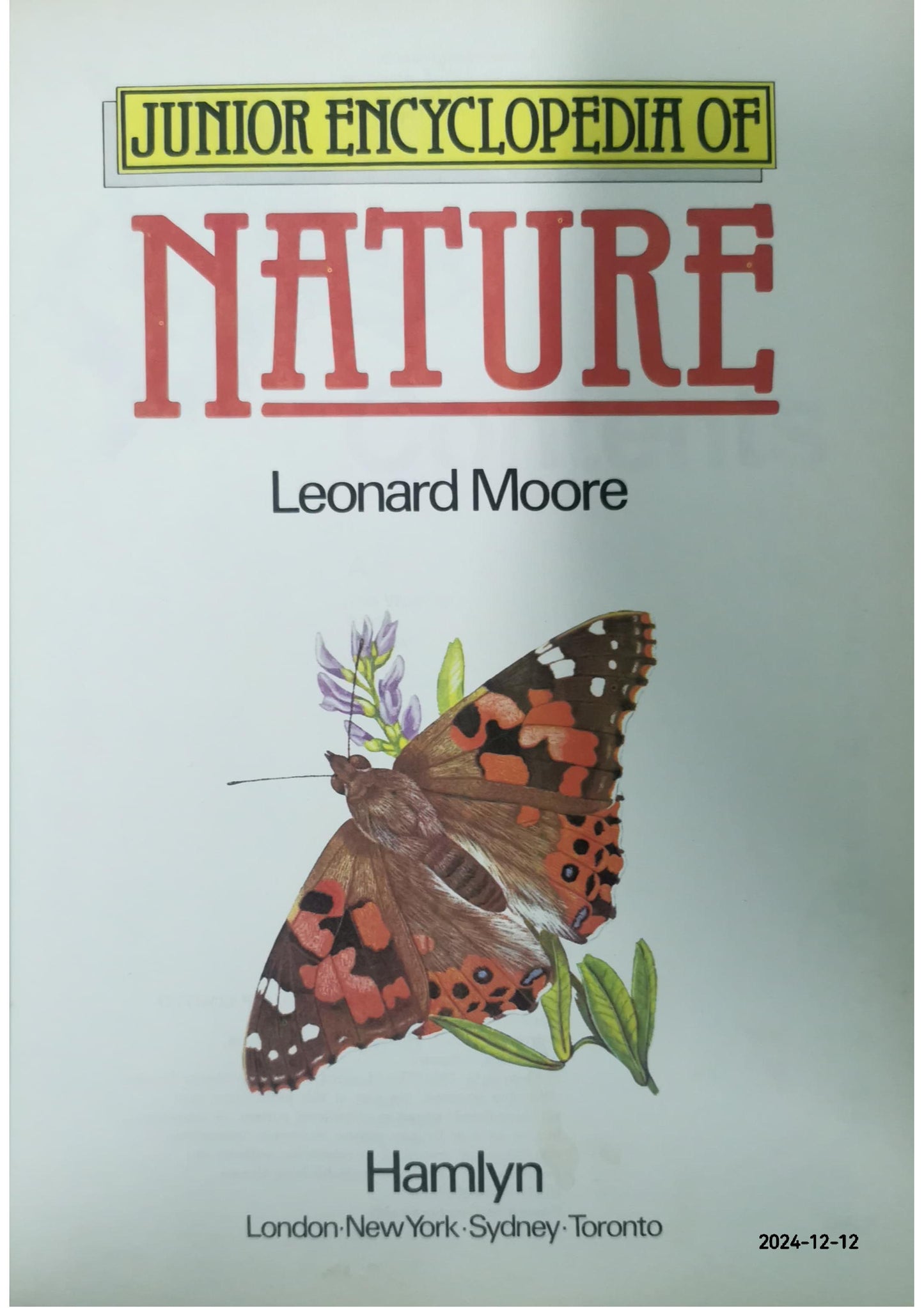 Junior Encyclopaedia of Nature Hardcover – July 1, 1974 by Leonard Moore (Author)