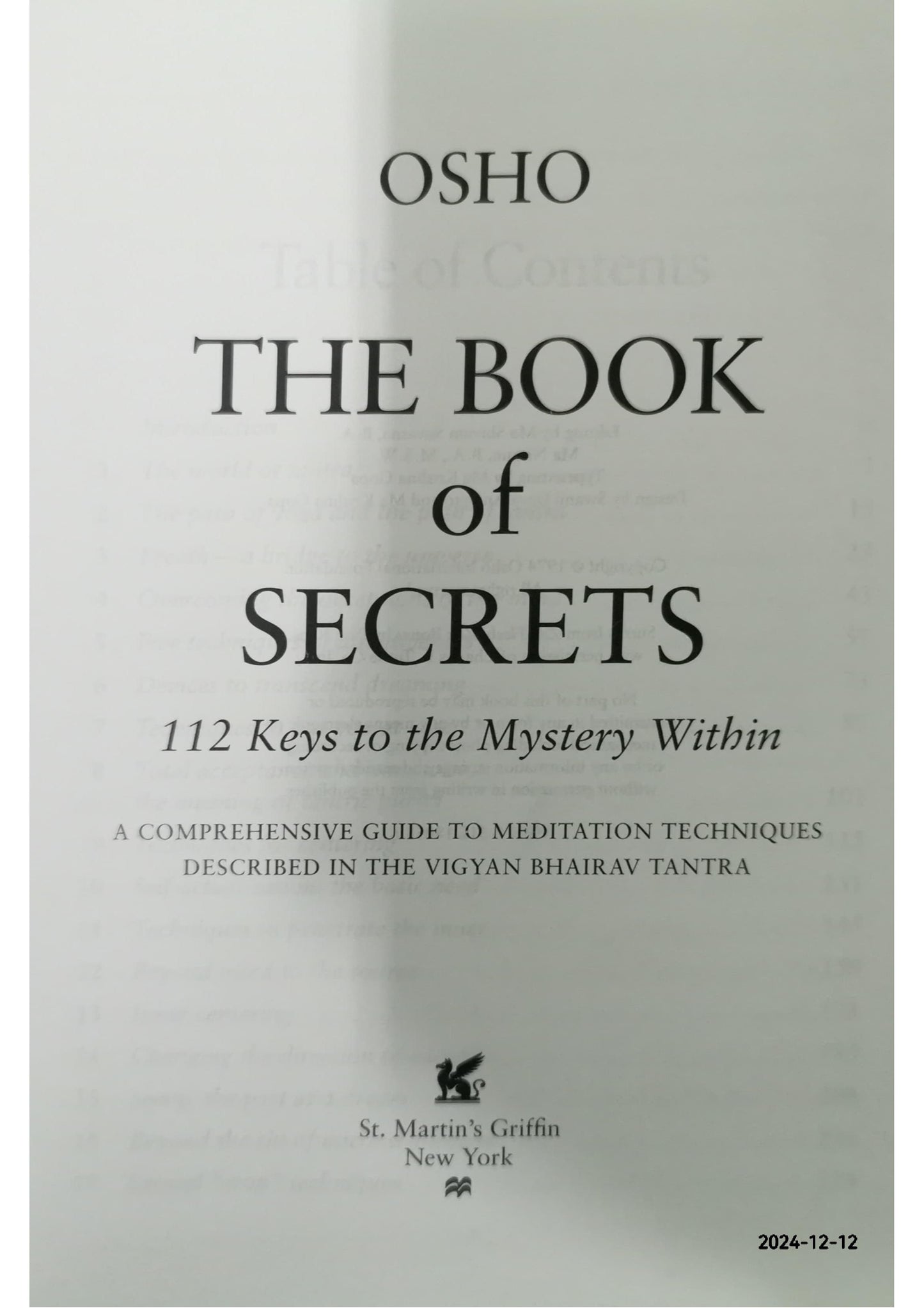 The Book of Secrets Hardcover – April 15, 1998 by Osho (Author)