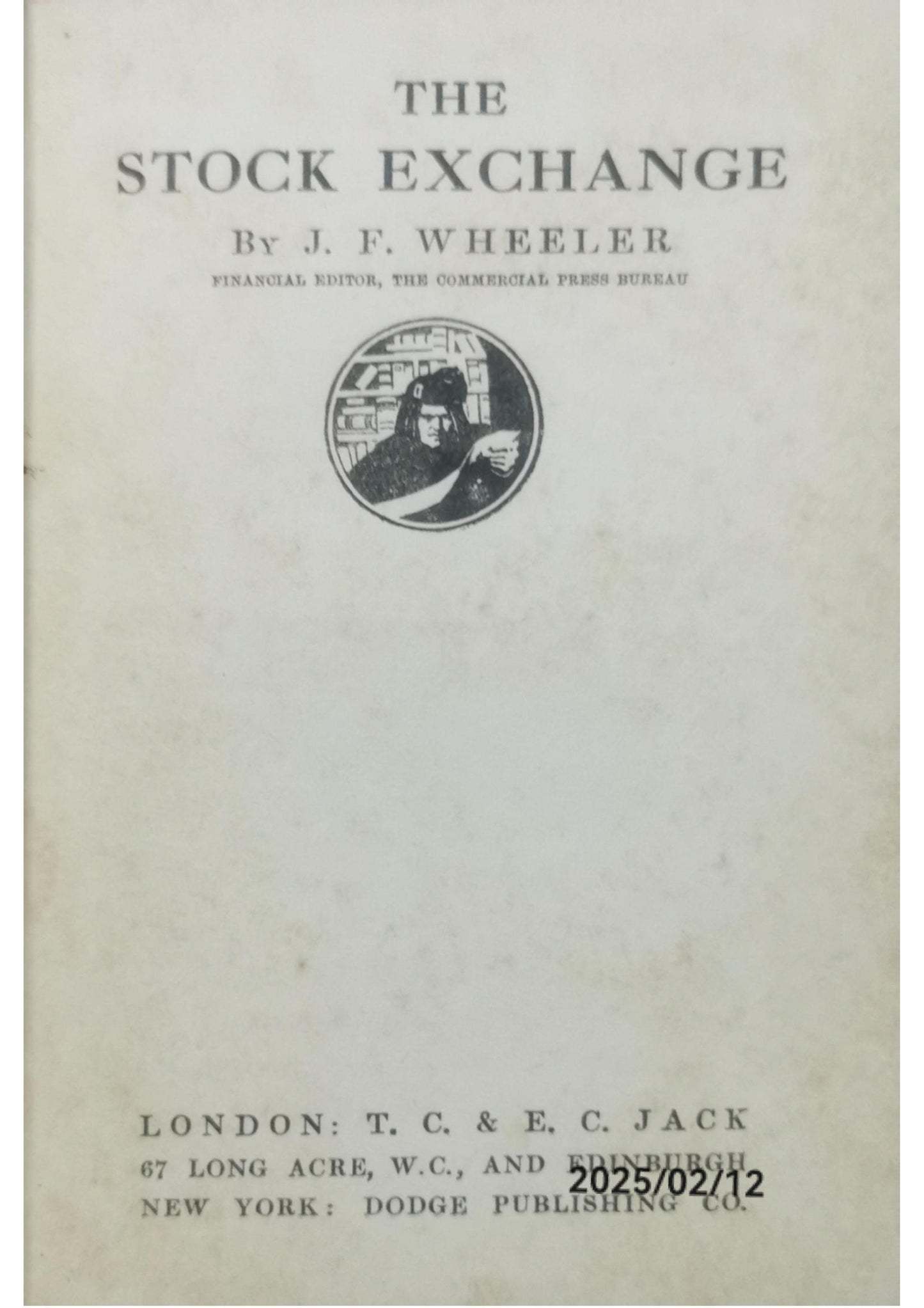 The Stock Exchange (J. F. Wheeler - 1913) (ID:94768)