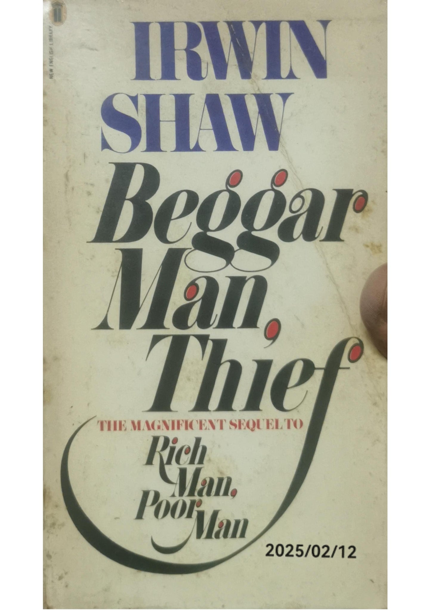 'BEGGARMAN, THIEF' Paperback – Import, January 1, 1979 by Irwin. Shaw (Author)