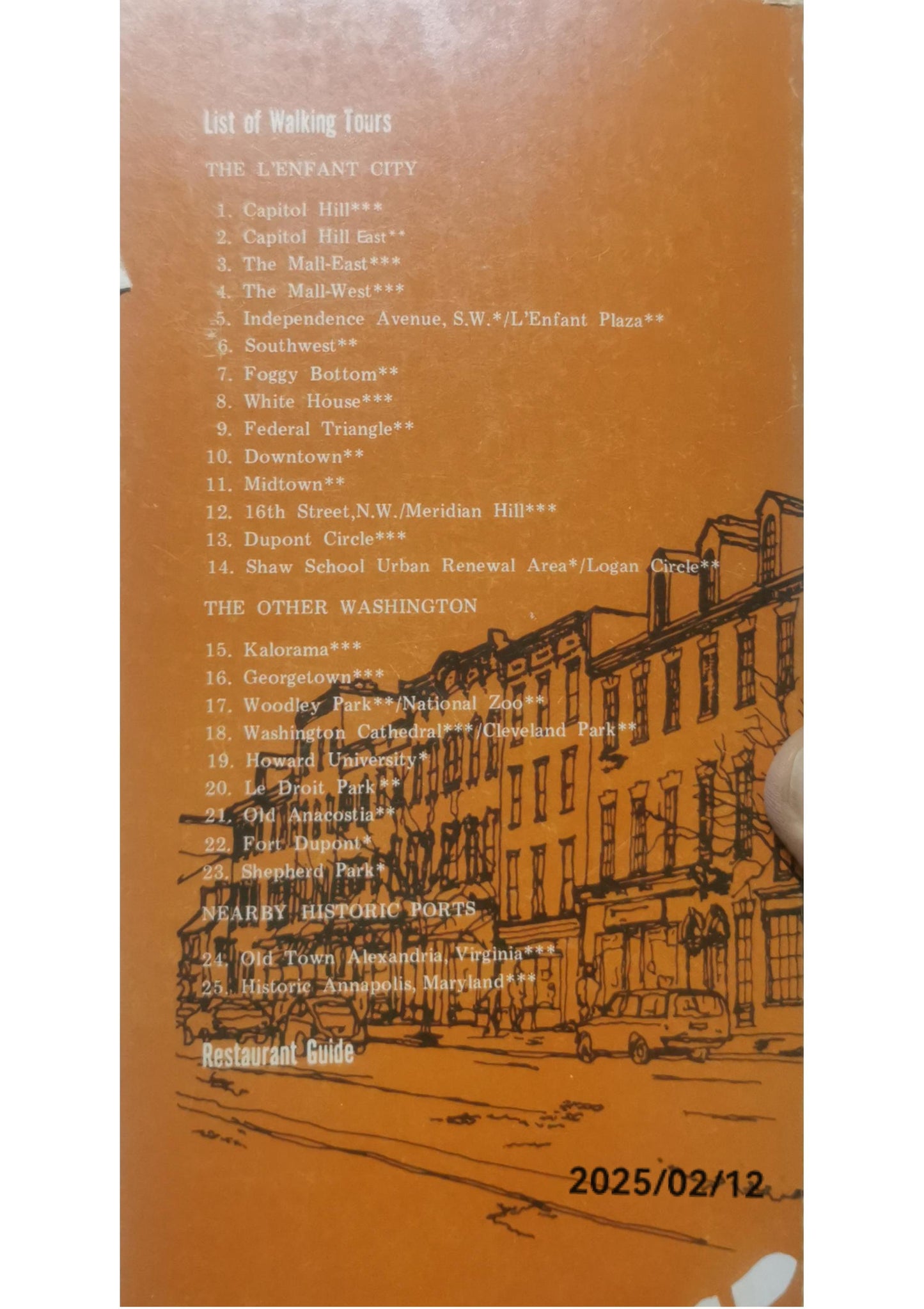 Washington on Foot: 25 Walking Tours of Washington, D.C., Old Town Alexandria, Virginia, and Historic Annapolis, Maryland Paperback by Allan A. Hodges (Author), Carol A. Hodges (Author)