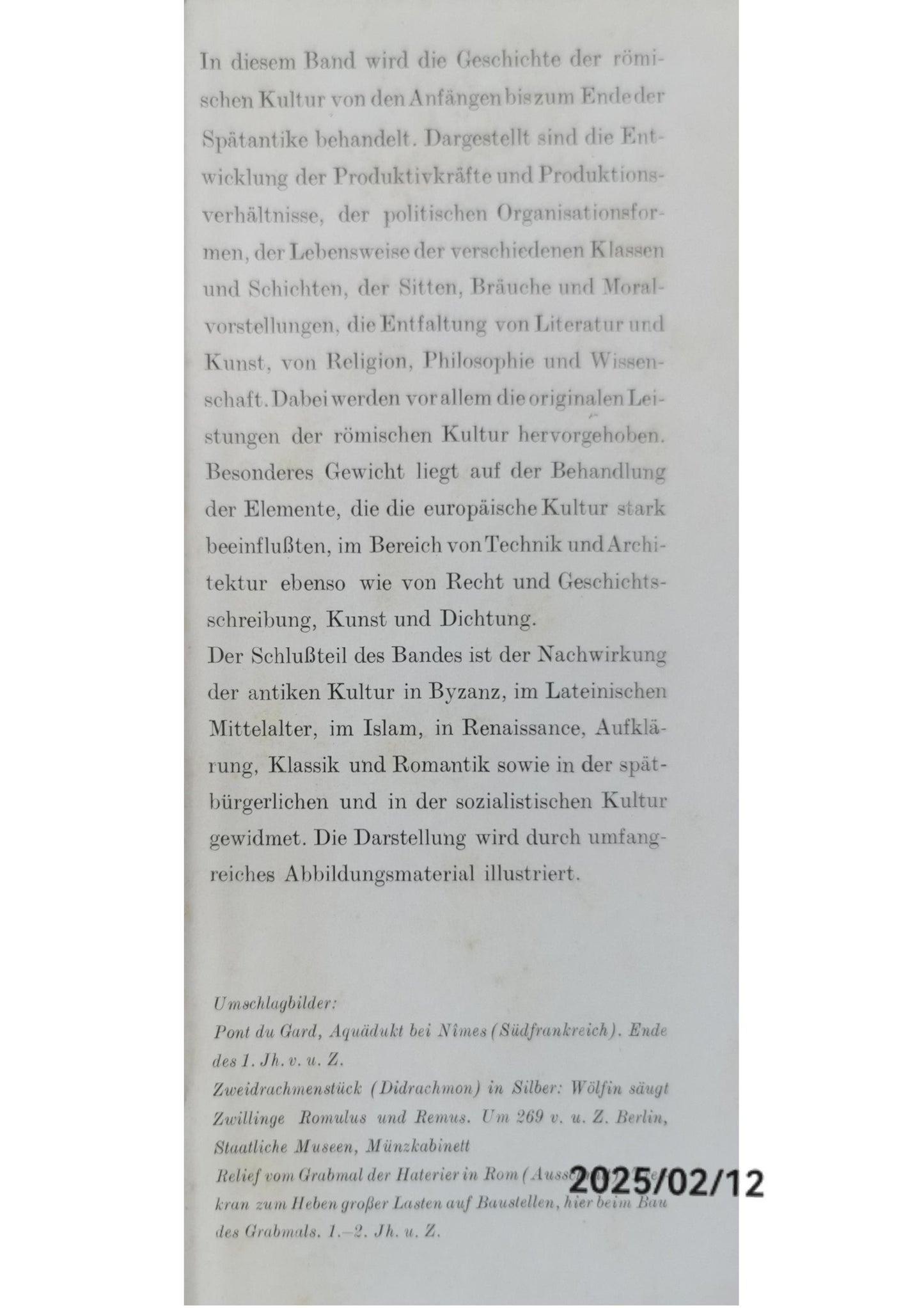 Kulturgeschichte der Antike 2 Rom – Buch gebraucht kaufen