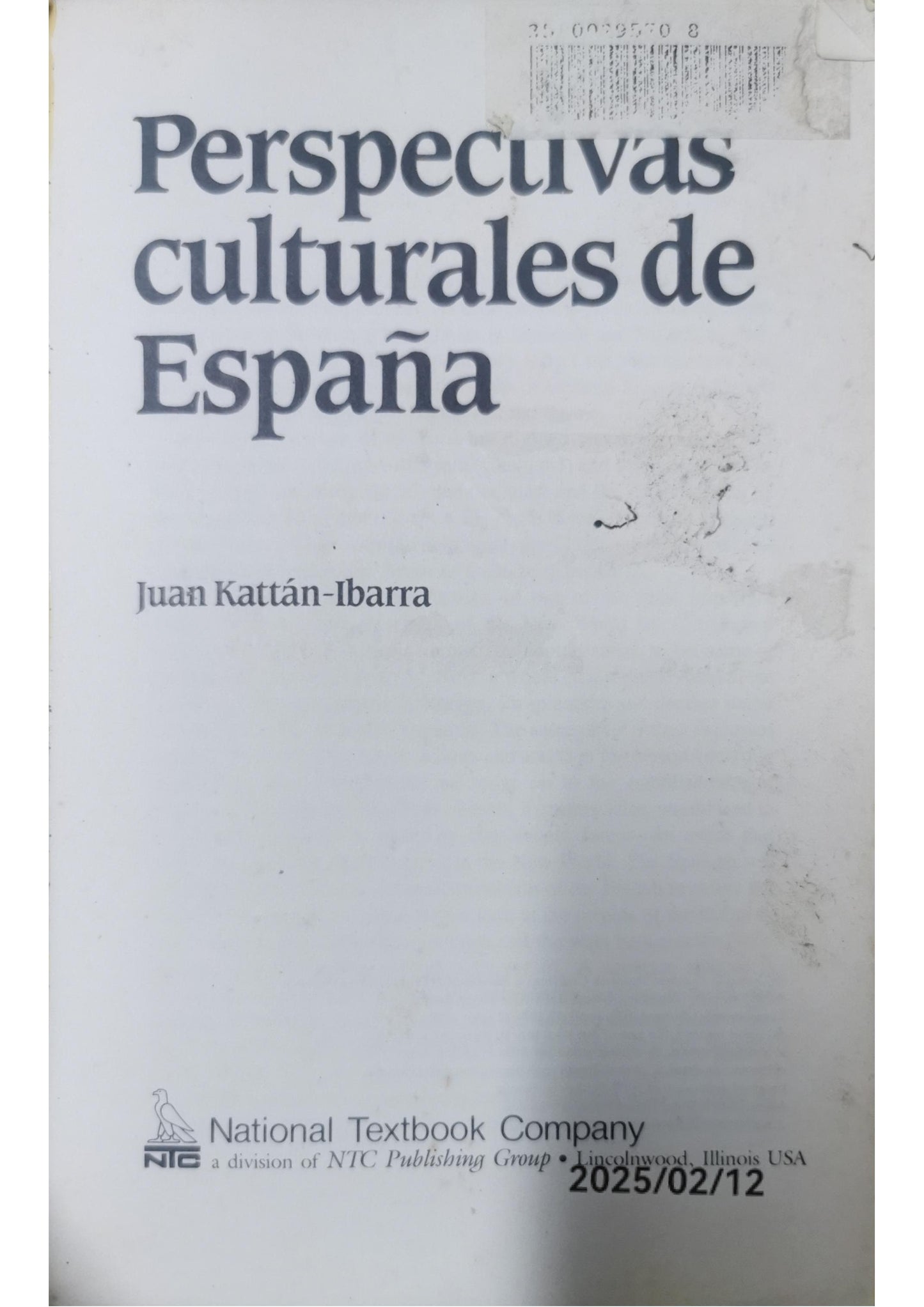 Perspectivas Culturales de España- -Juan Kattan-Ibarra