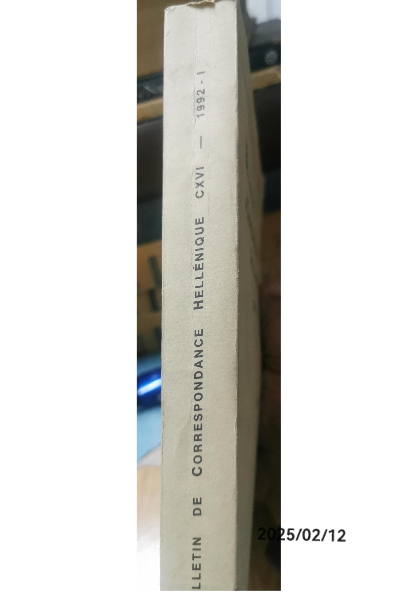 Bulletin de correspondance hellénique. Volume 116, livraison 1, 1992.