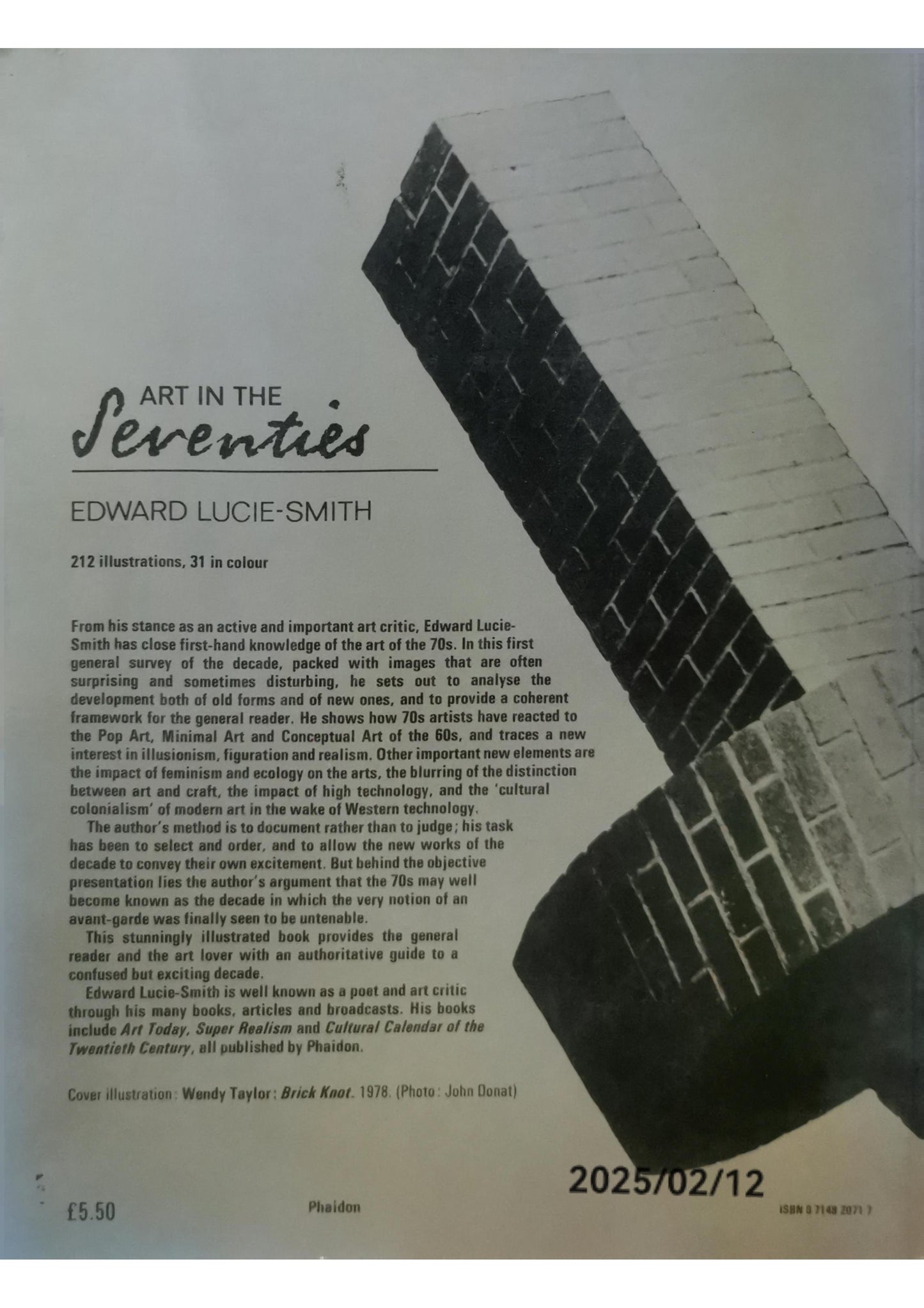 Art in the Seventies Paperback – January 1, 1980 by Edward Lucie-Smith (Author)