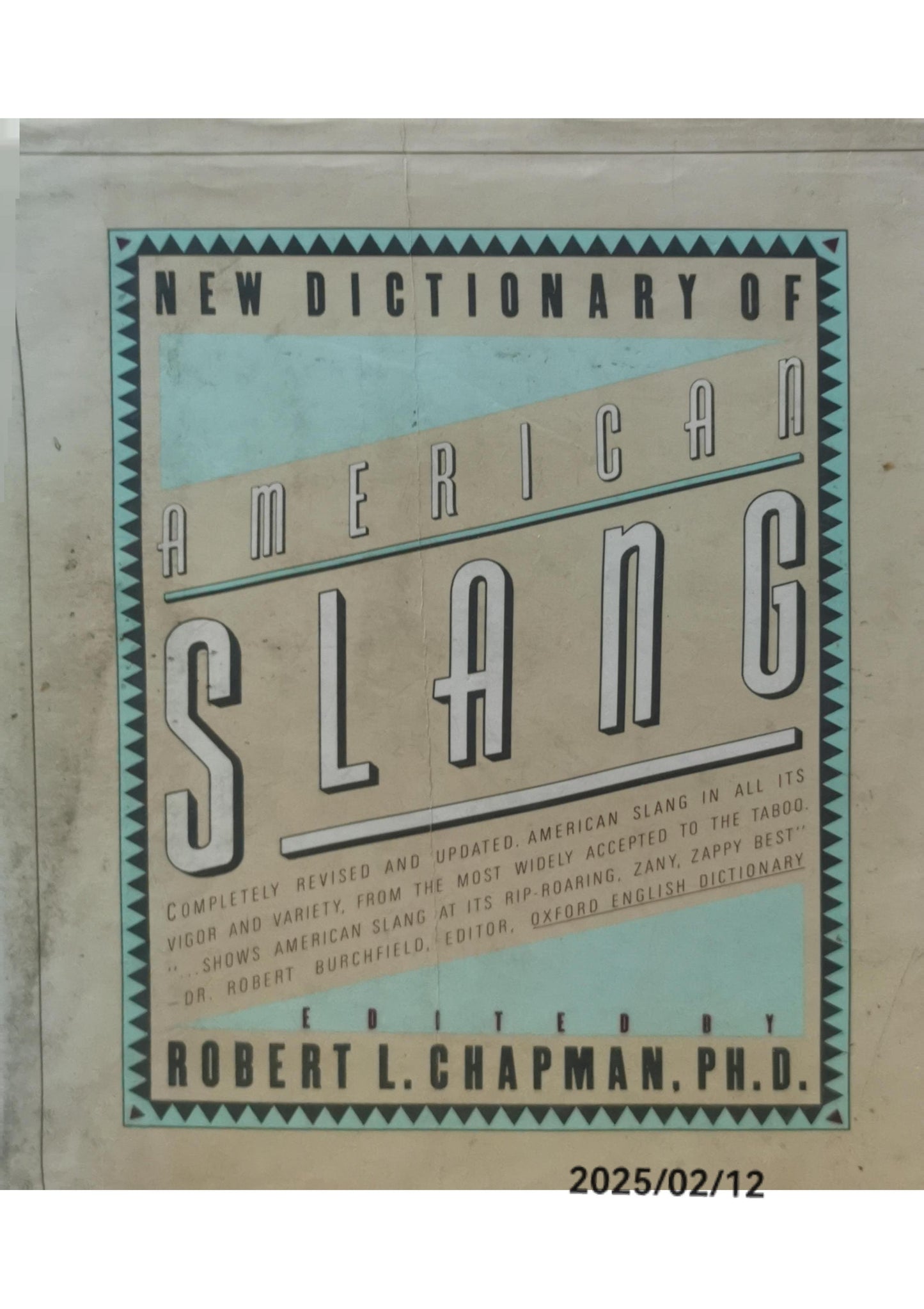 A New Dictionary of American Slang Paperback – August 5, 1988 by Robert L. Chapman (Author)