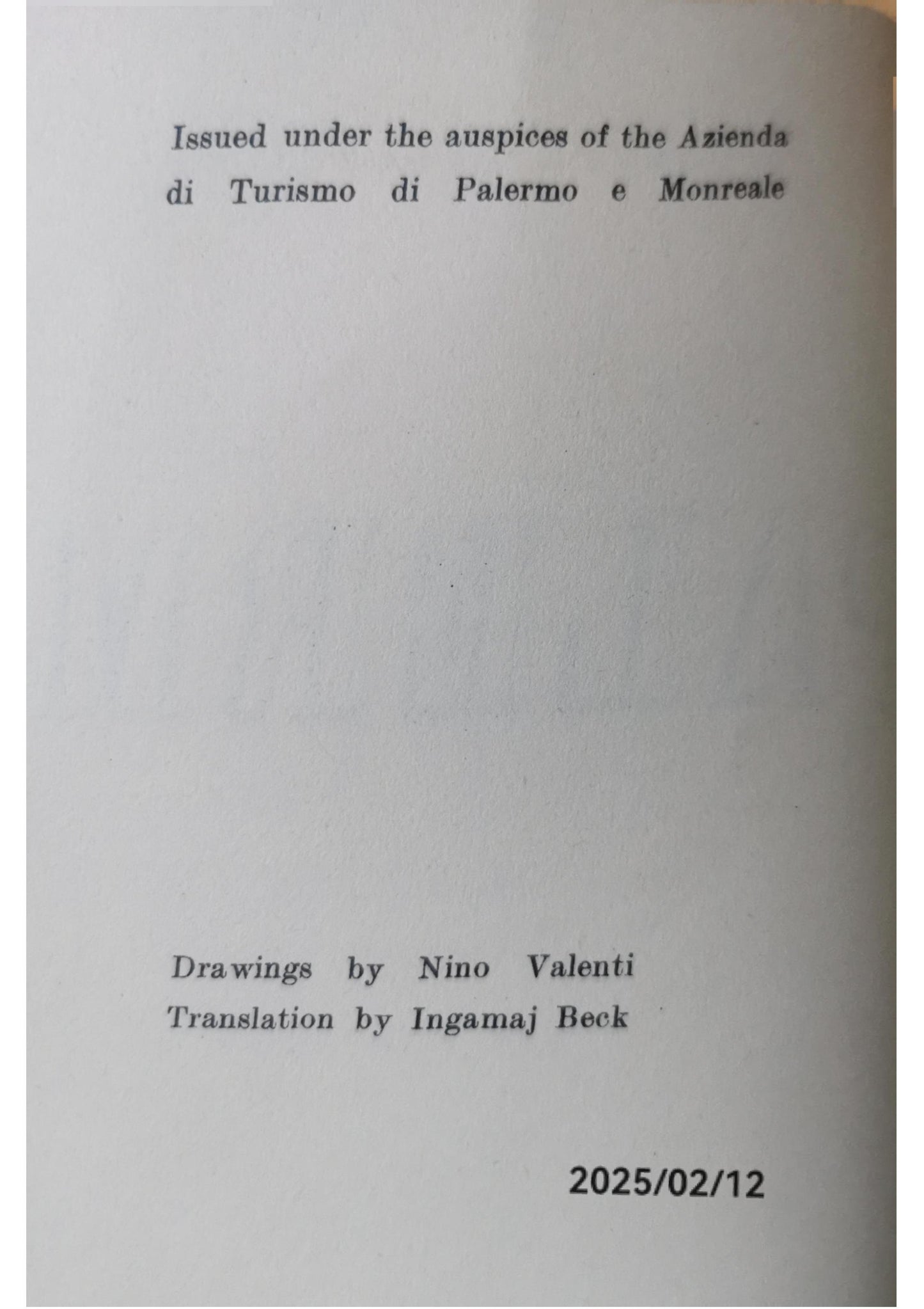 PALERMO. A guide to the city and its surroundings  by Giuseppe Bellafiore (Author), Susanna Bellafiore (Editor), Anna Maria Notaro (Translator)