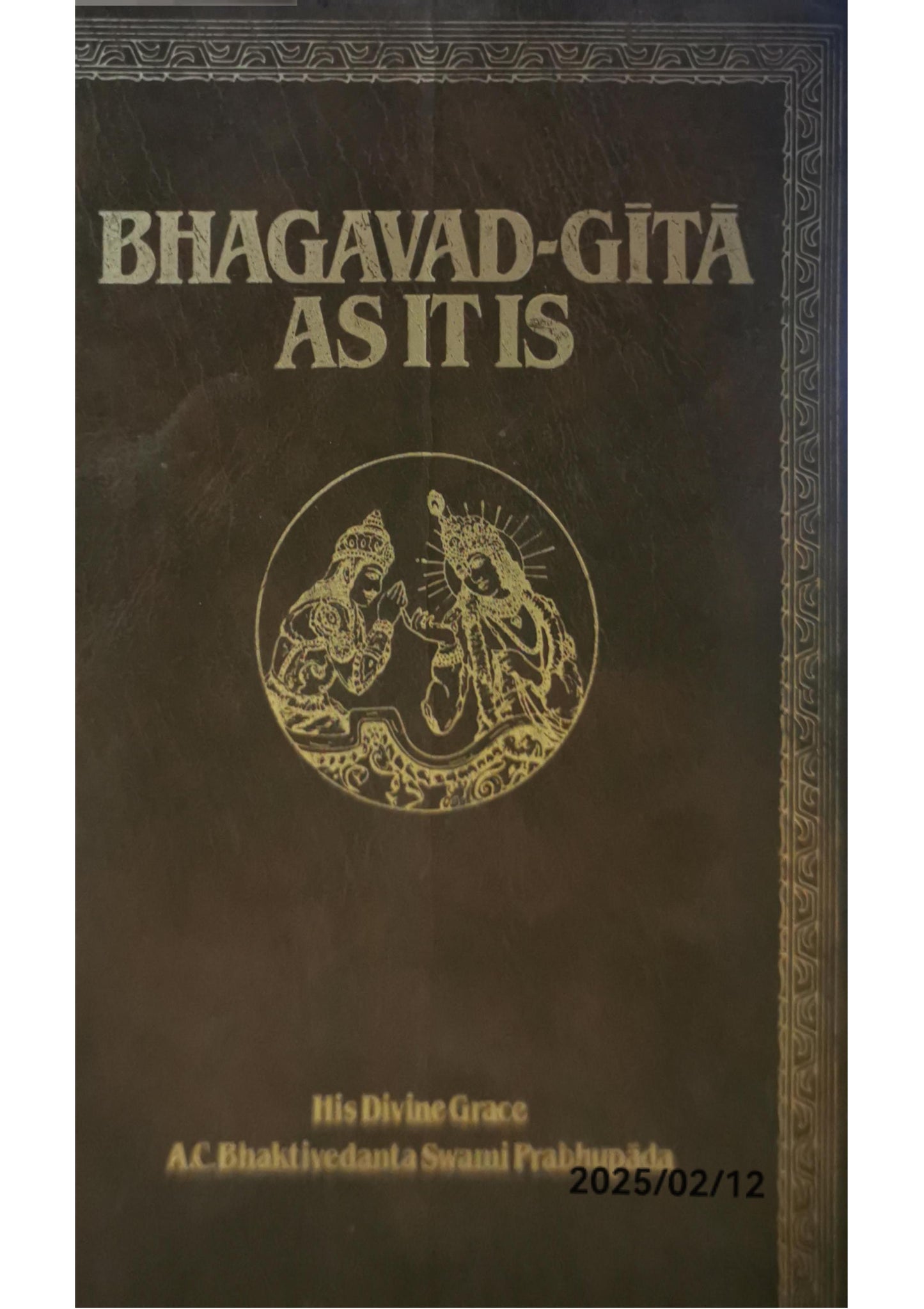 Bhagavad-Gita As It Is - His Divine Grace A.C. Bhaktivedanta Swami Prabhupada - used in fair Condition