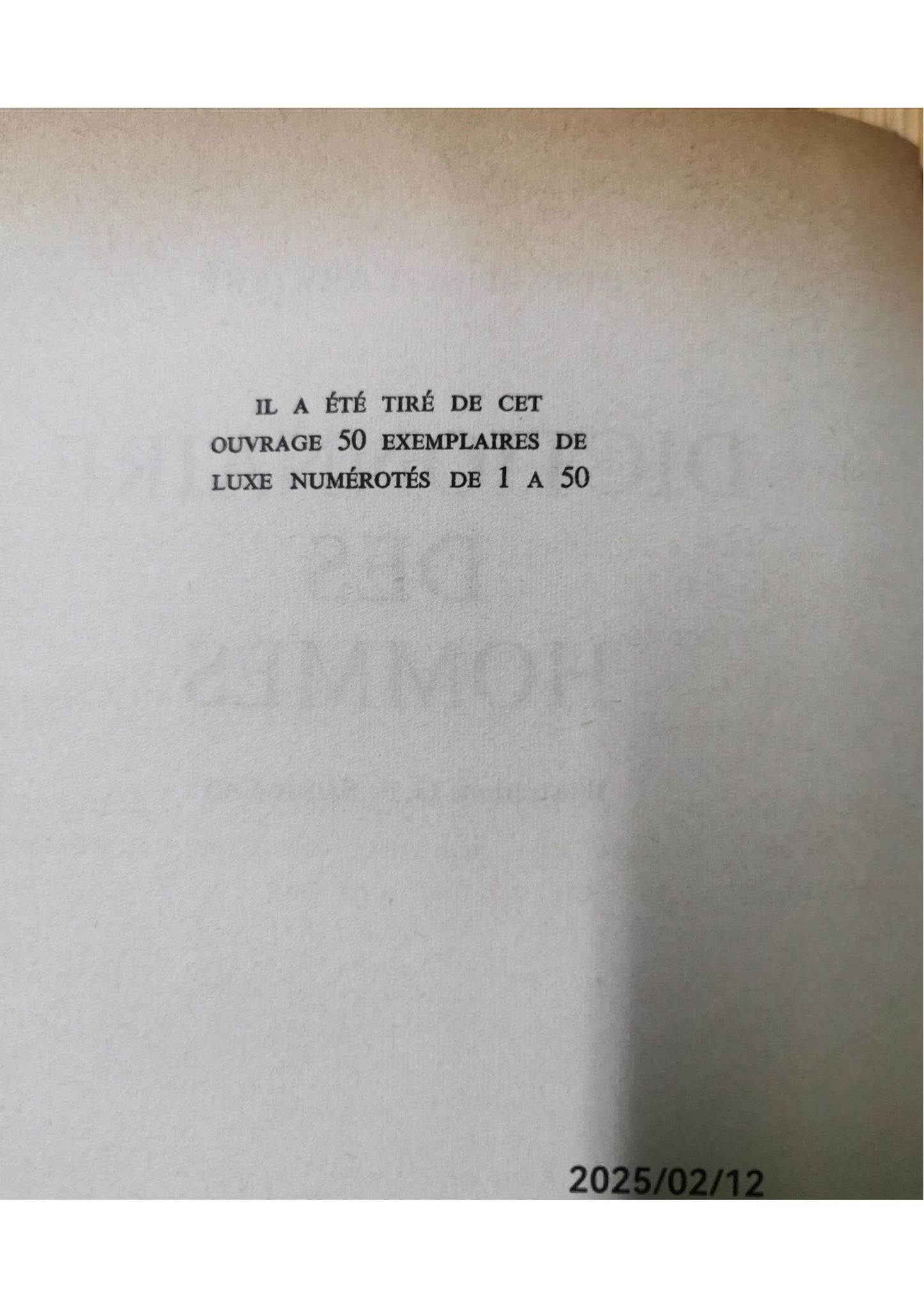 Dictionnaire des hommes Relié – 1 janvier 1962 de CarriÃ¨re Anne-Marie (Auteur)