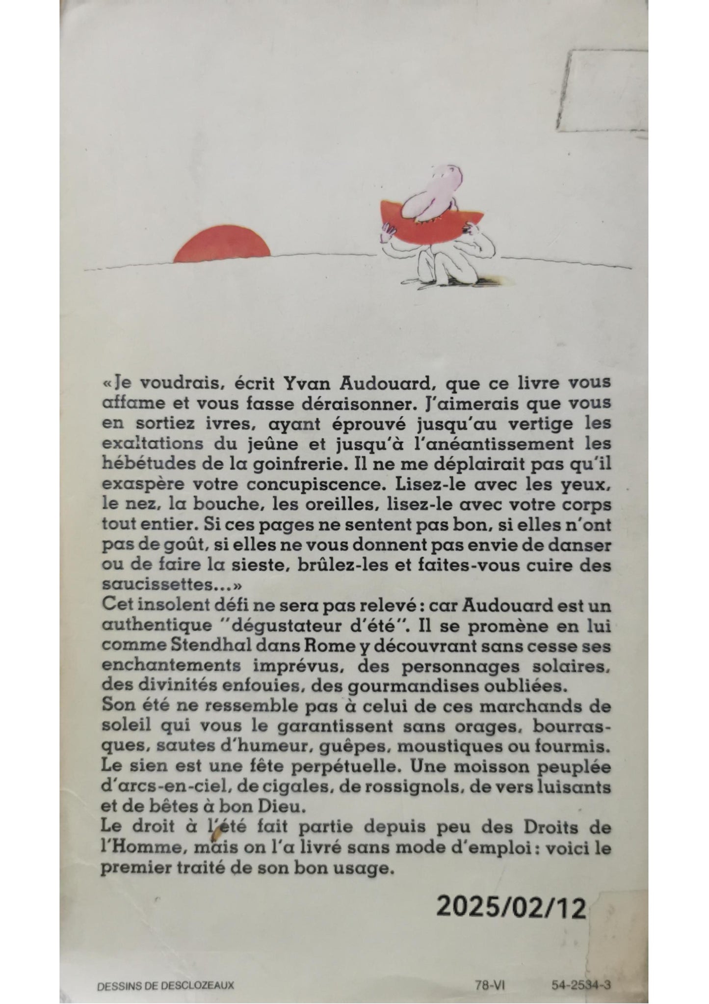 L'heure d'été Broché – 1 juin 1978 de Yvan Audouard (Auteur)