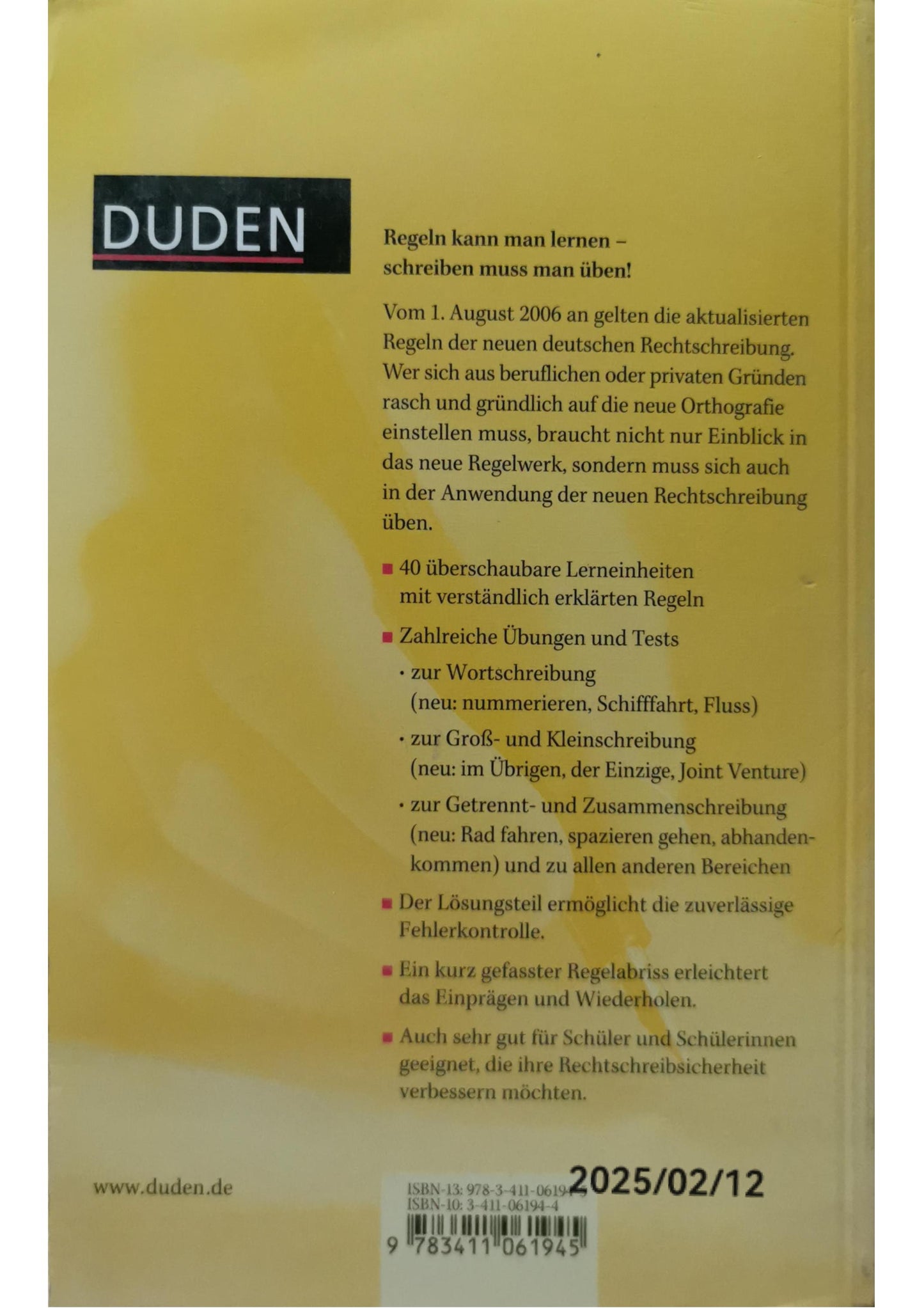 Duden - Wie schreibt man jetzt?: Ein Übungsbuch zur neuen deutschen Rechtschreibung (Duden Ratgeber) Paperback – 1 Mar. 1999 by Ulrich Püschel (Autor)