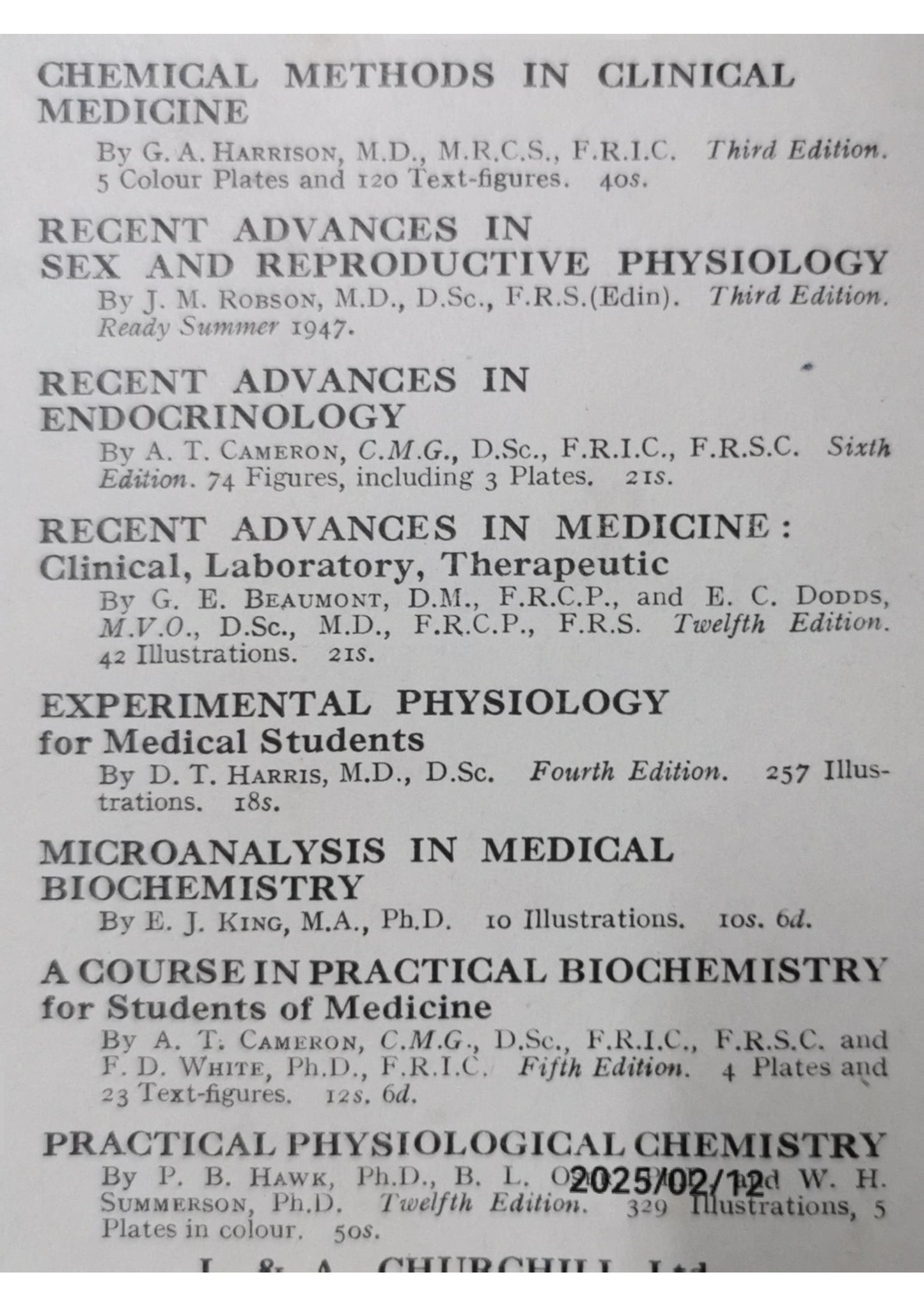 Biochemistry for Medical Students Hardcover – Import, January 1, 1952 by William Veale Thorpe (Author)