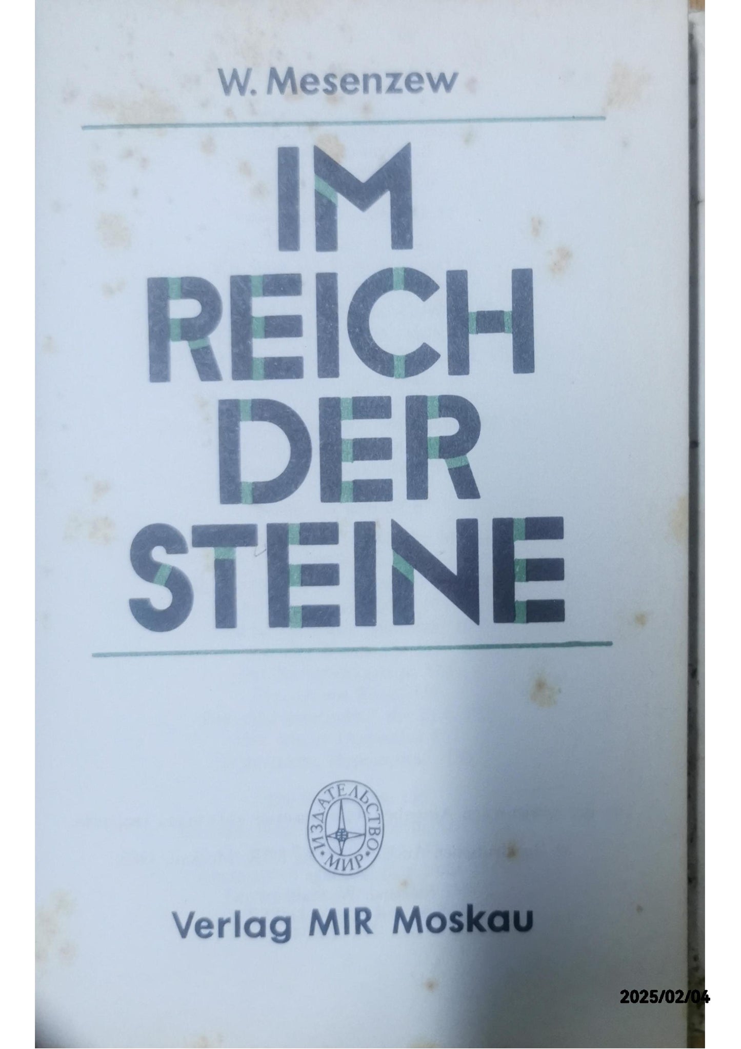 Im Reich der Steine Hardcover