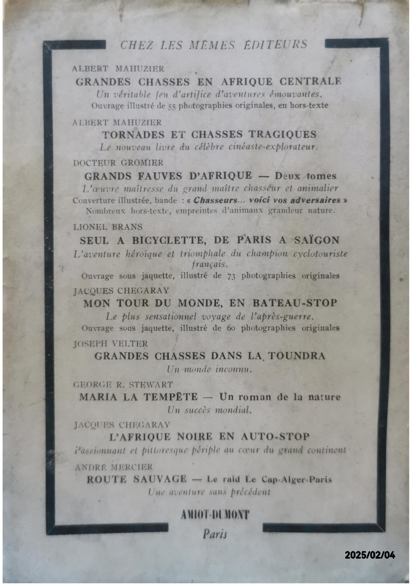 Avec les indiens inconnus de l'amazonie. Broché – 1 janvier 1951 de COURTEVILLE Roger (Auteur)