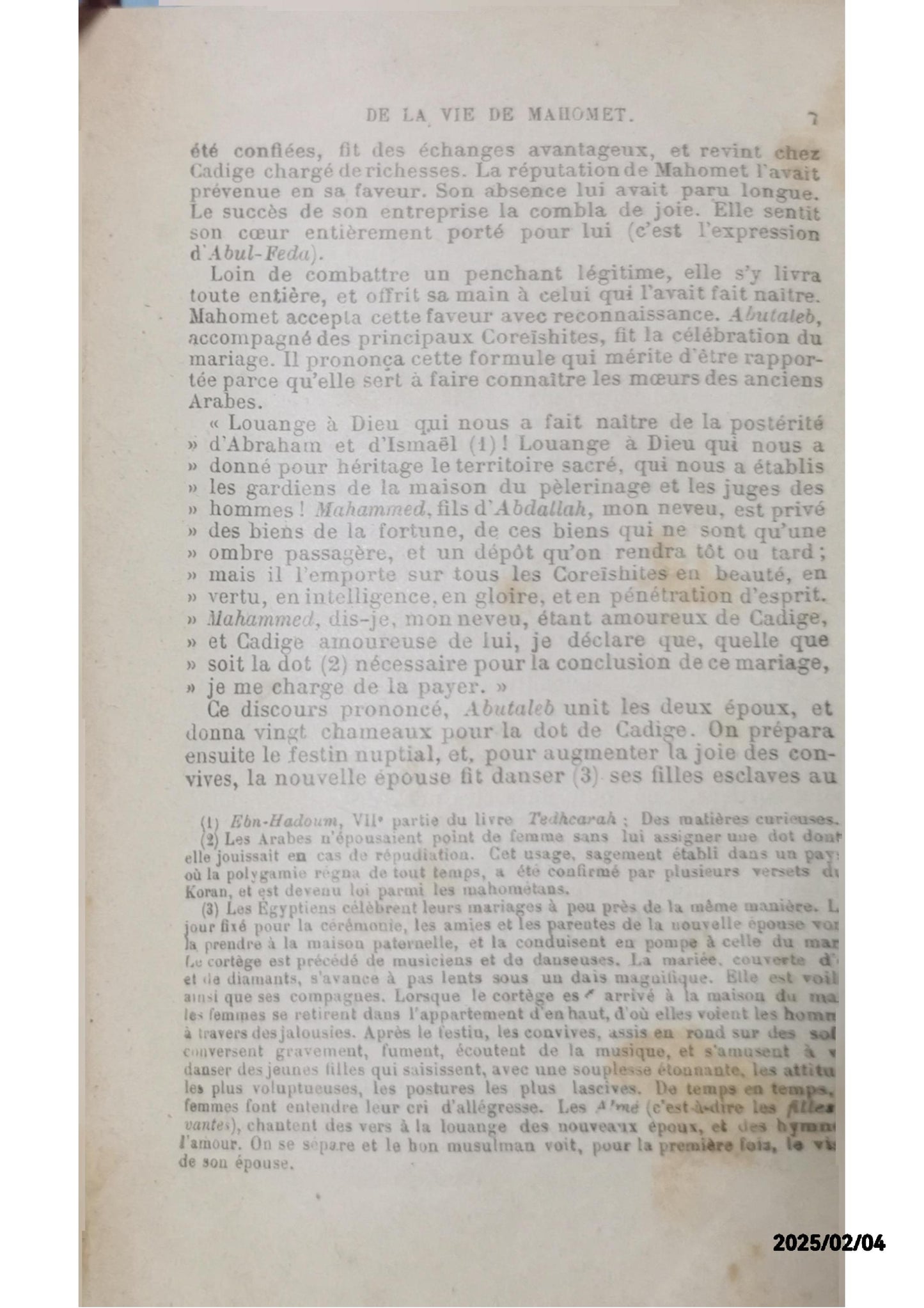 Le koran, traduit de l'arabe, accompagné de notes, précédé d'un abrégé de la vie de mahomet tiré des écrivains orientaux les plus estimés par m. savary