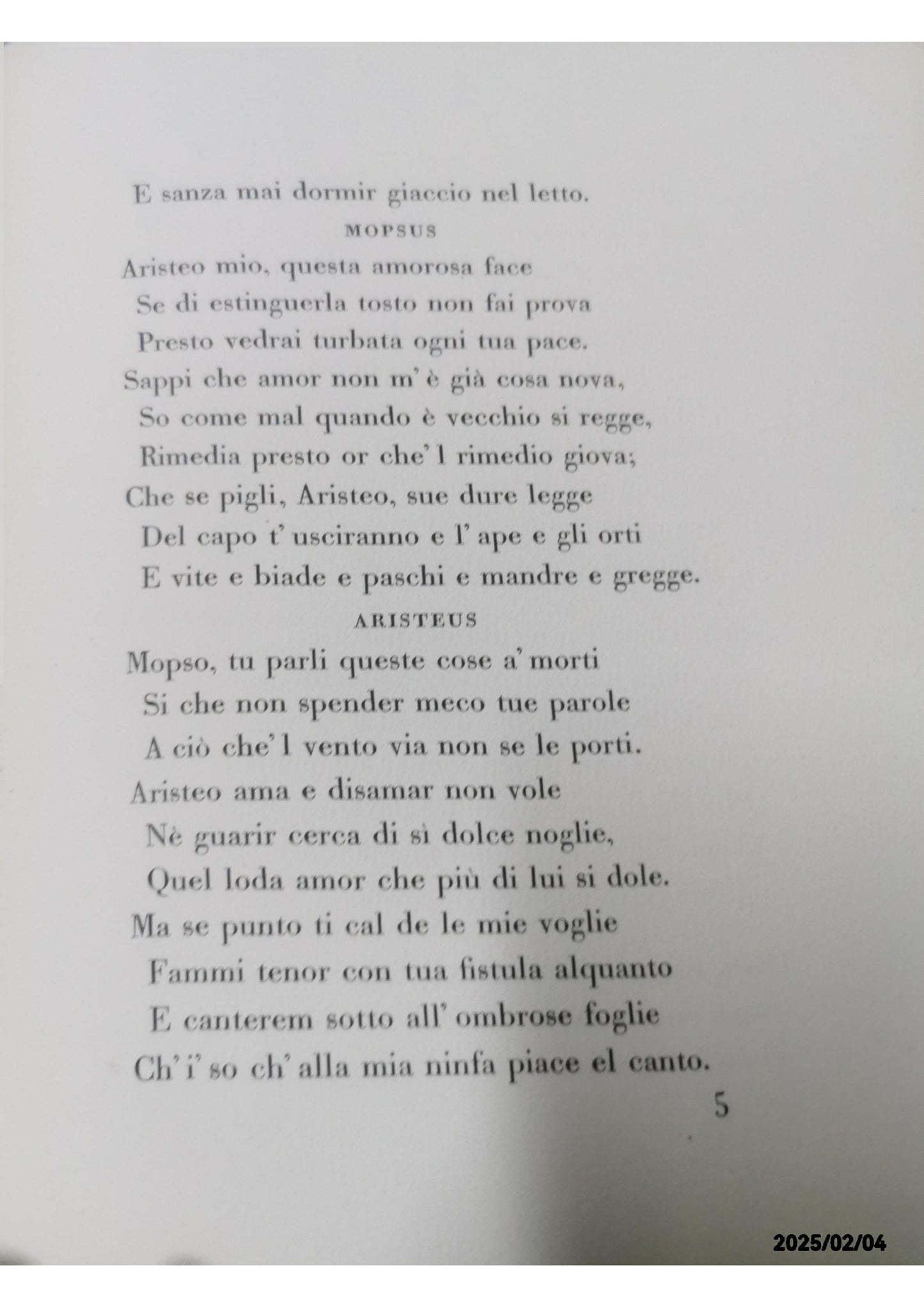 L'Orfeo tragedia di messer Angelo Poliziano