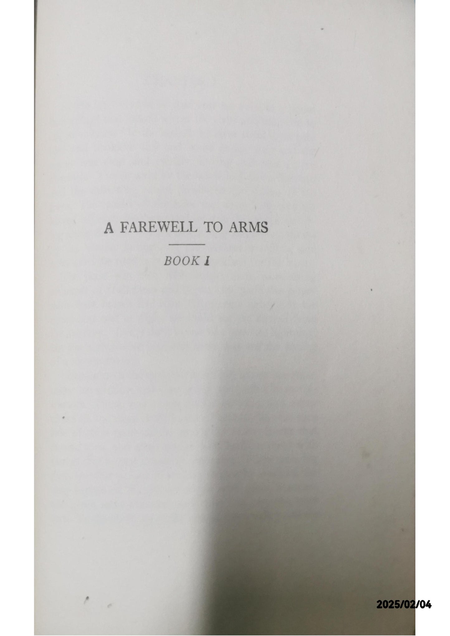 A Farewell to Arms: Ernest Hemingway Hardcover book Hardcover – January 1, 1929 by Ernest Hemingway (Author)