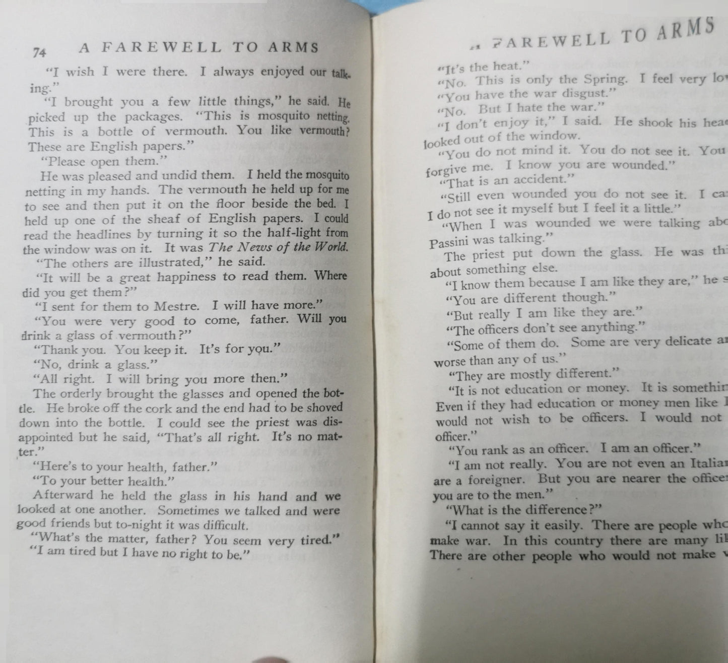 A Farewell to Arms: Ernest Hemingway Hardcover book Hardcover – January 1, 1929 by Ernest Hemingway (Author)