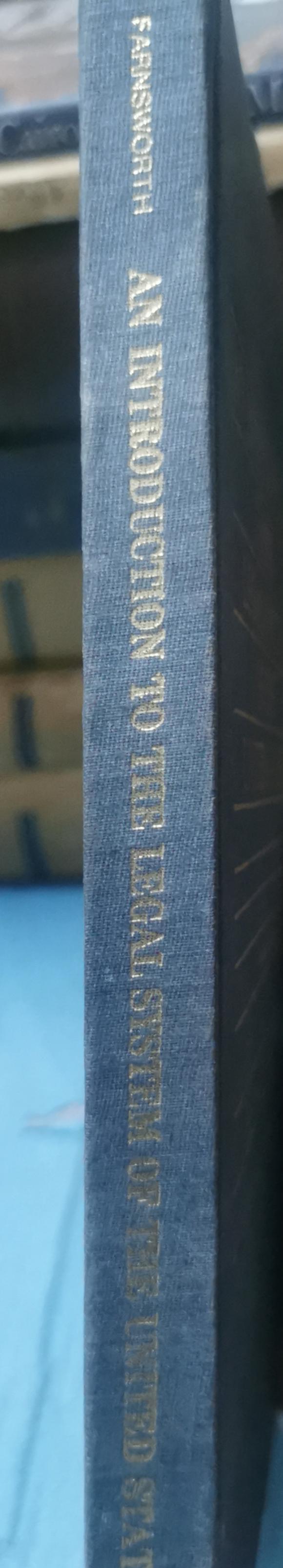 An Introduction to the Legal System of the United States Subsequent Edition by E. Allan Farnsworth (Author)