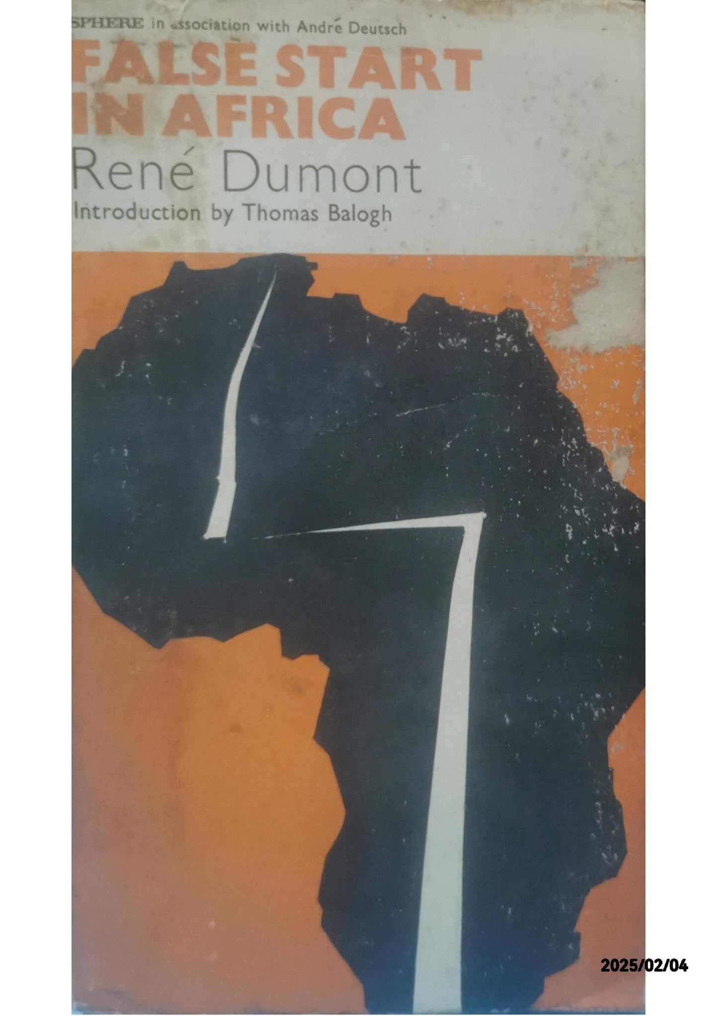 FALSE START IN AFRICA Paperback by René Dumont (Author)